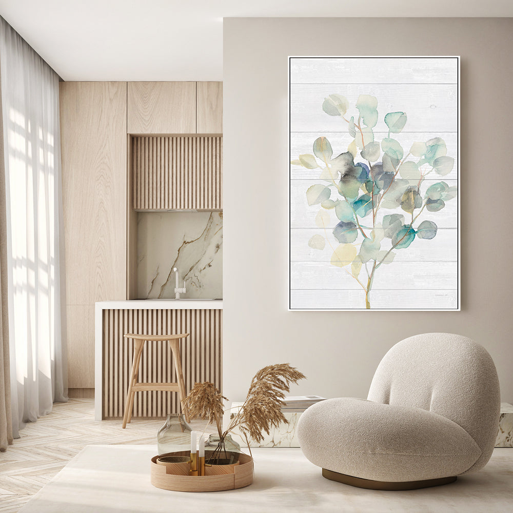 wall-art-print-canvas-poster-framed-Eucalyptus on Shiplap , By Danhui Nai-7