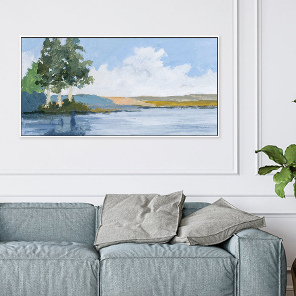 wall-art-print-canvas-poster-framed-Eucalyptus on the River-by-Pamela Munger-Gioia Wall Art