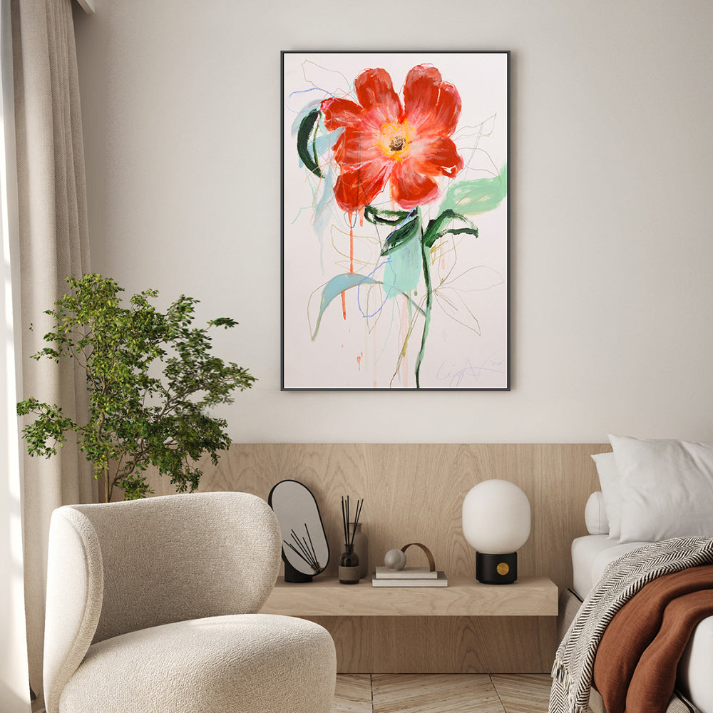 wall-art-print-canvas-poster-framed-European Peony , By Leigh Viner-8