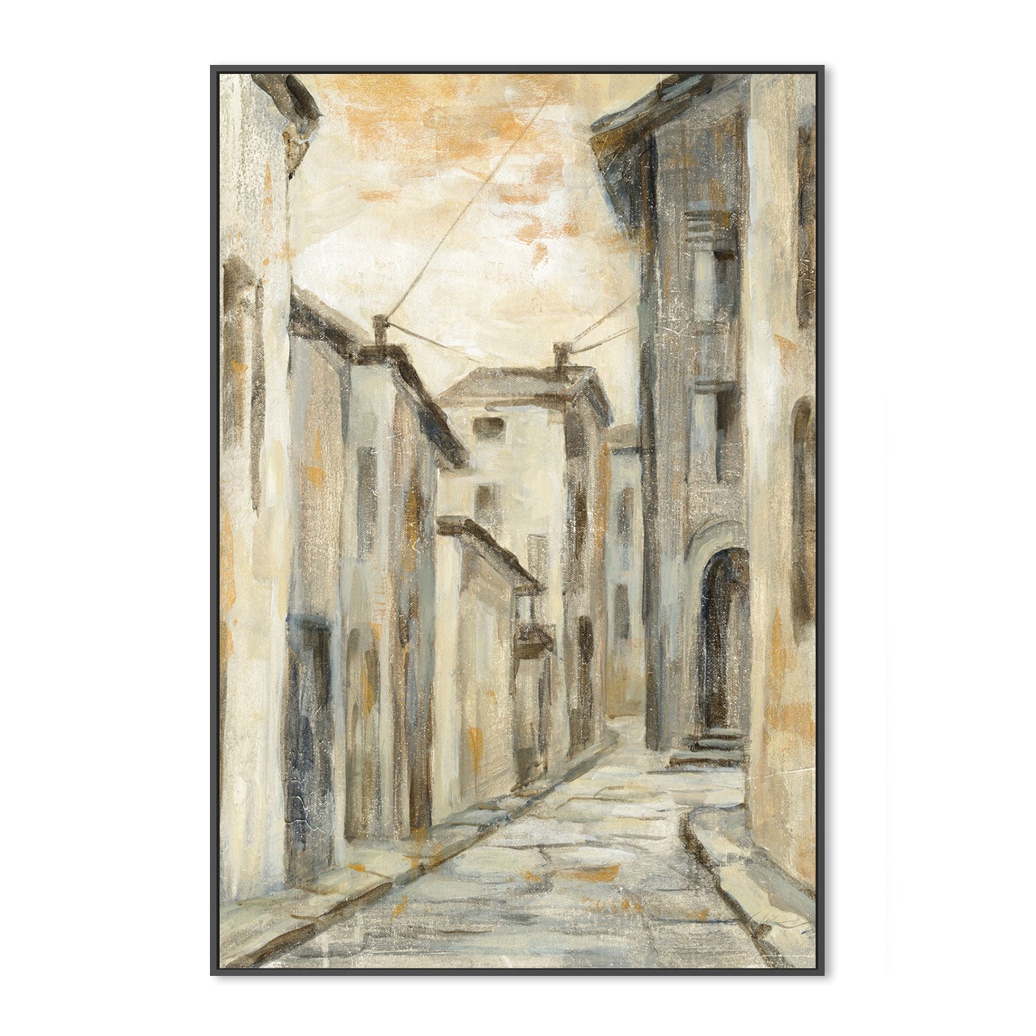 wall-art-print-canvas-poster-framed-European Village, Style B-by-Silvia Vassileva-Gioia Wall Art