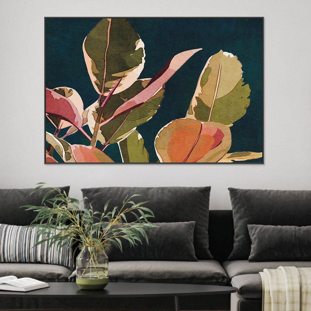 wall-art-print-canvas-poster-framed-Evening Floral, Style A , By Lisa Nohren-2