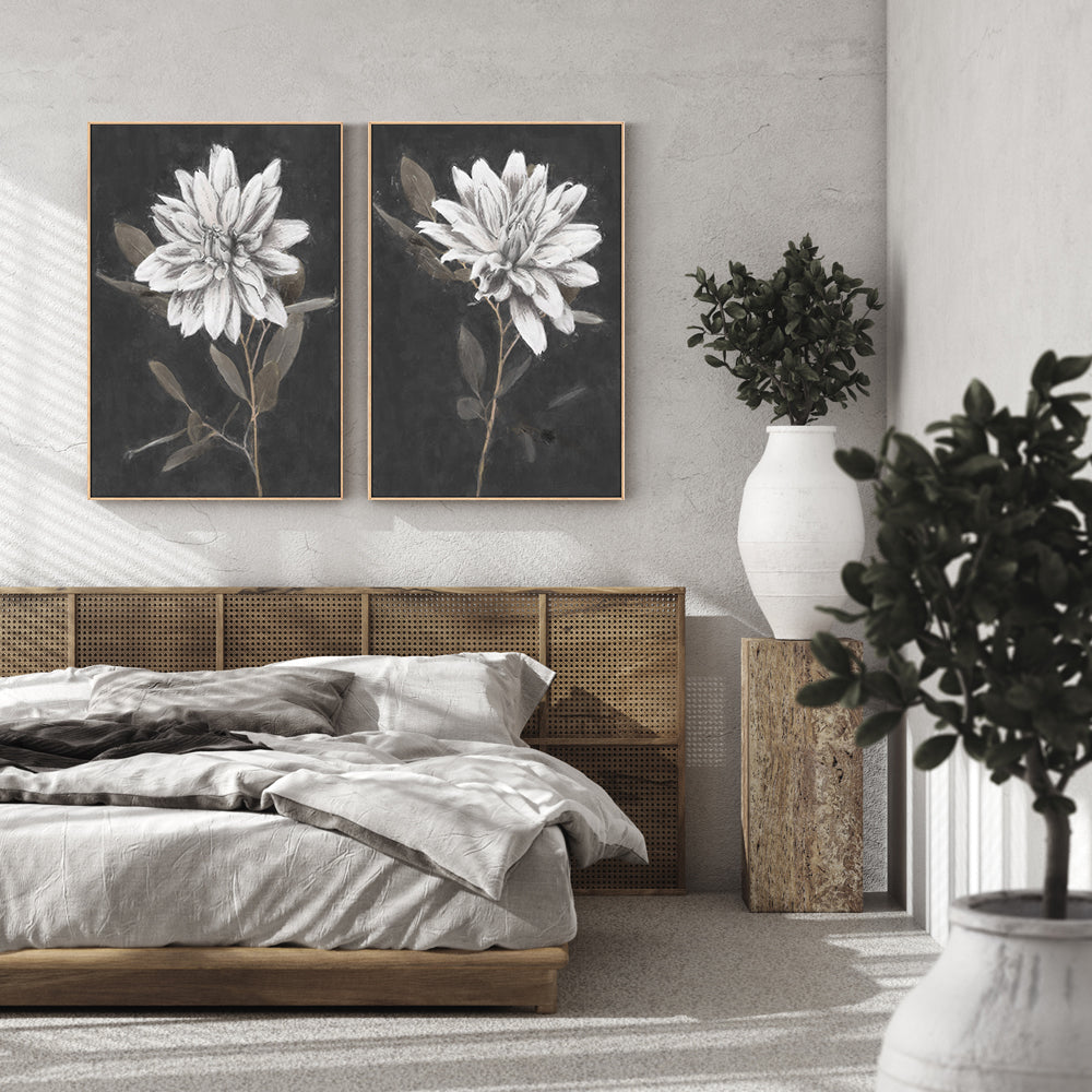 wall-art-print-canvas-poster-framed-Fable Lotus, Style A & B, Set of 2 , By Nina Blue-7