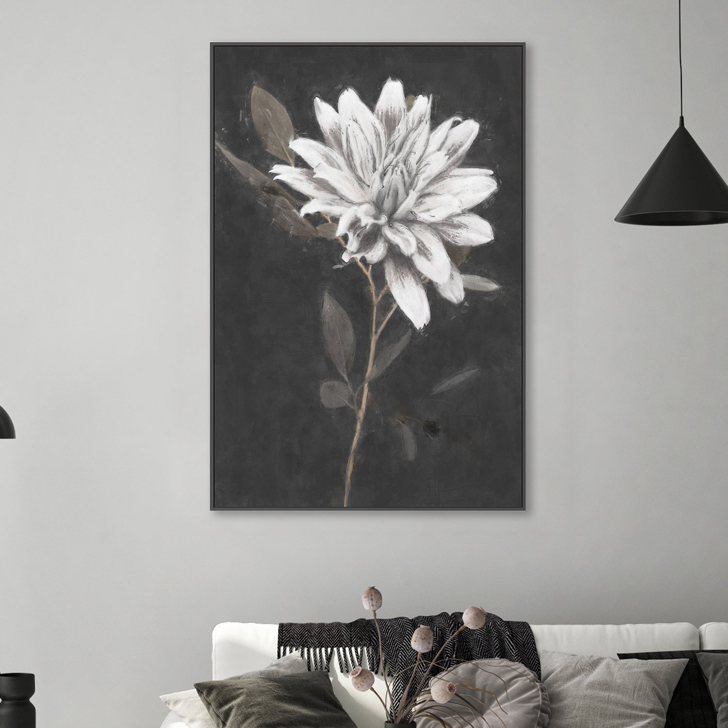 wall-art-print-canvas-poster-framed-Fable Lotus, Style B , By Nina Blue-2