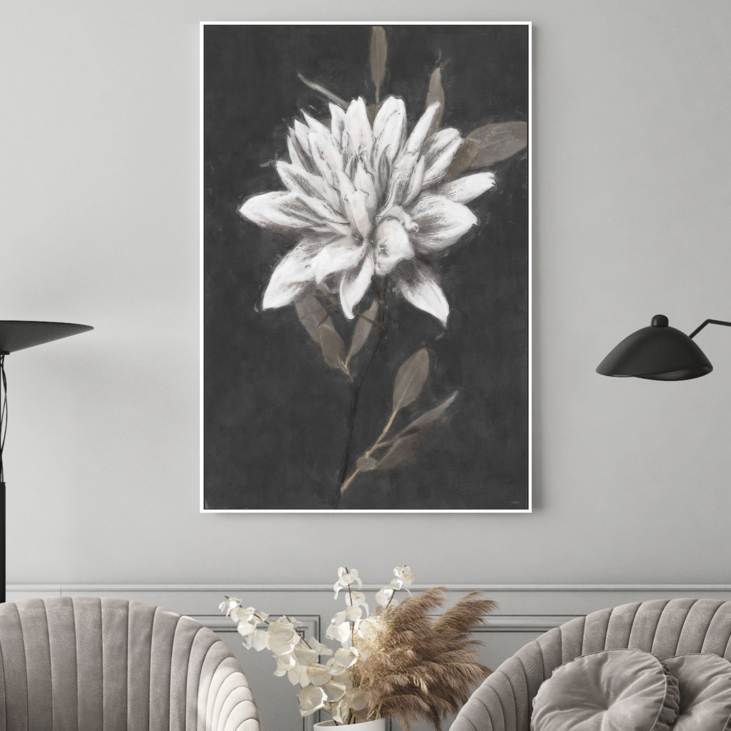 wall-art-print-canvas-poster-framed-Fable Lotus, Style C , By Nina Blue-2