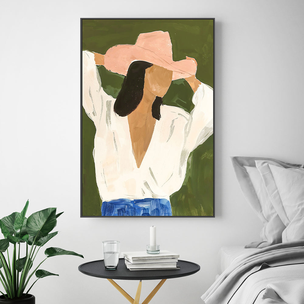 wall-art-print-canvas-poster-framed-Faceless Cowgirl , By Lady Hana-2