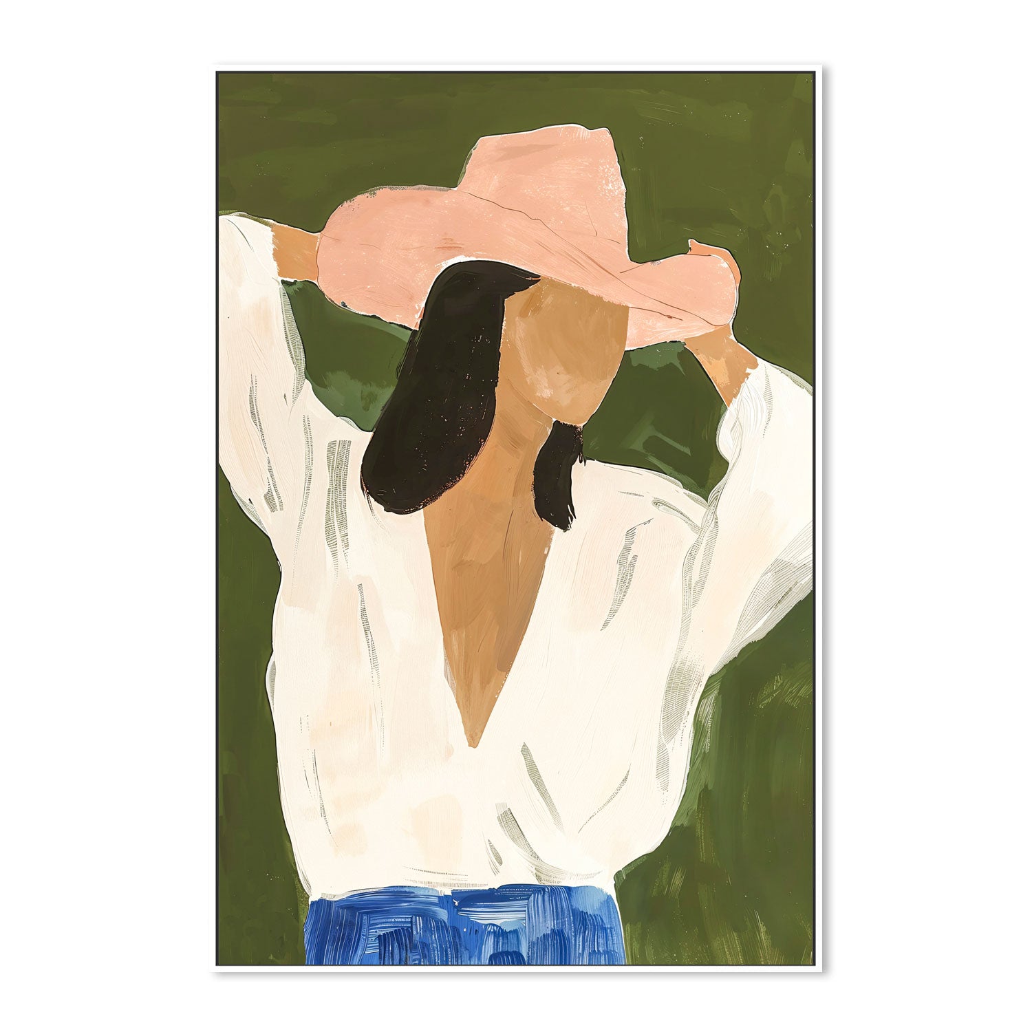 wall-art-print-canvas-poster-framed-Faceless Cowgirl , By Lady Hana-5