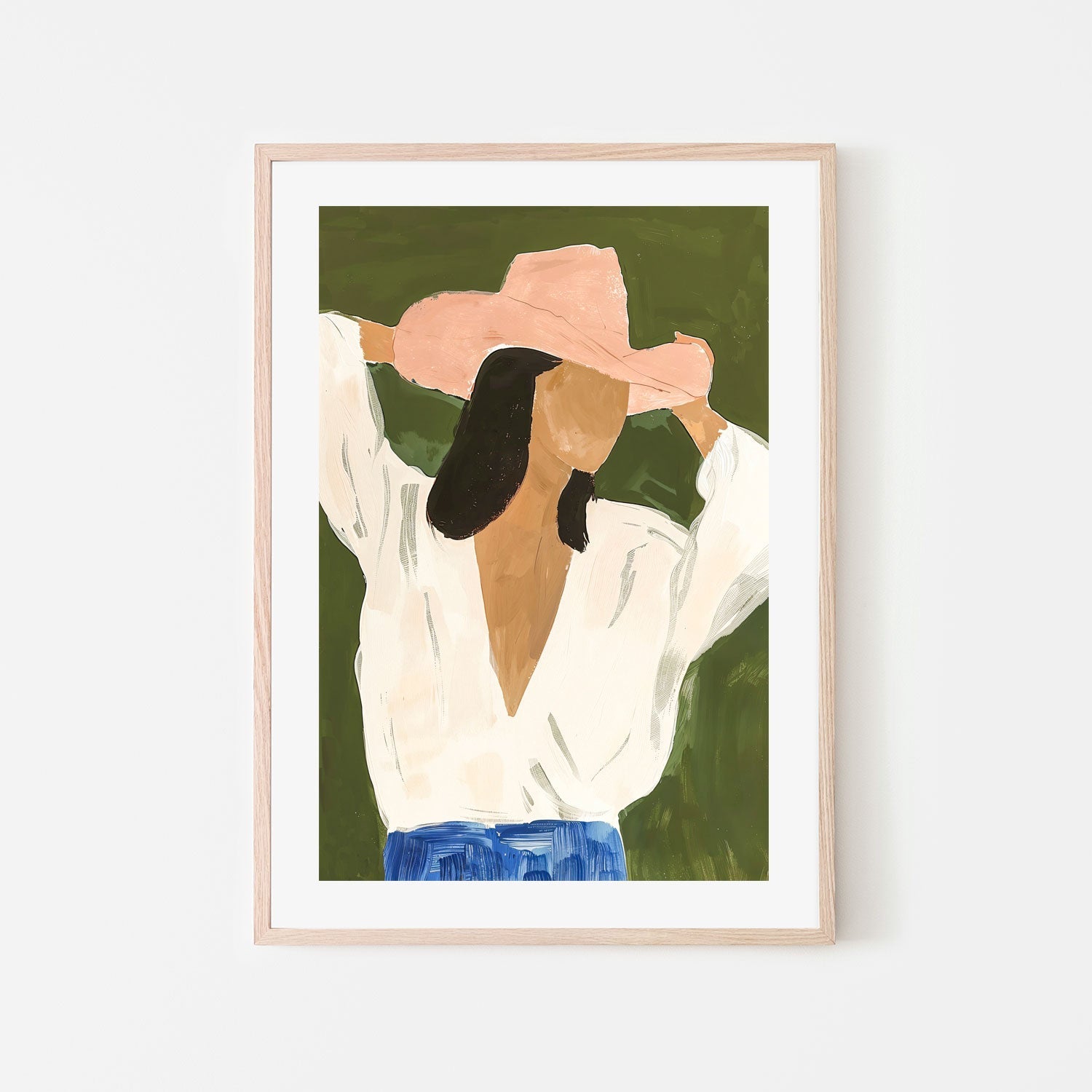 wall-art-print-canvas-poster-framed-Faceless Cowgirl , By Lady Hana-6