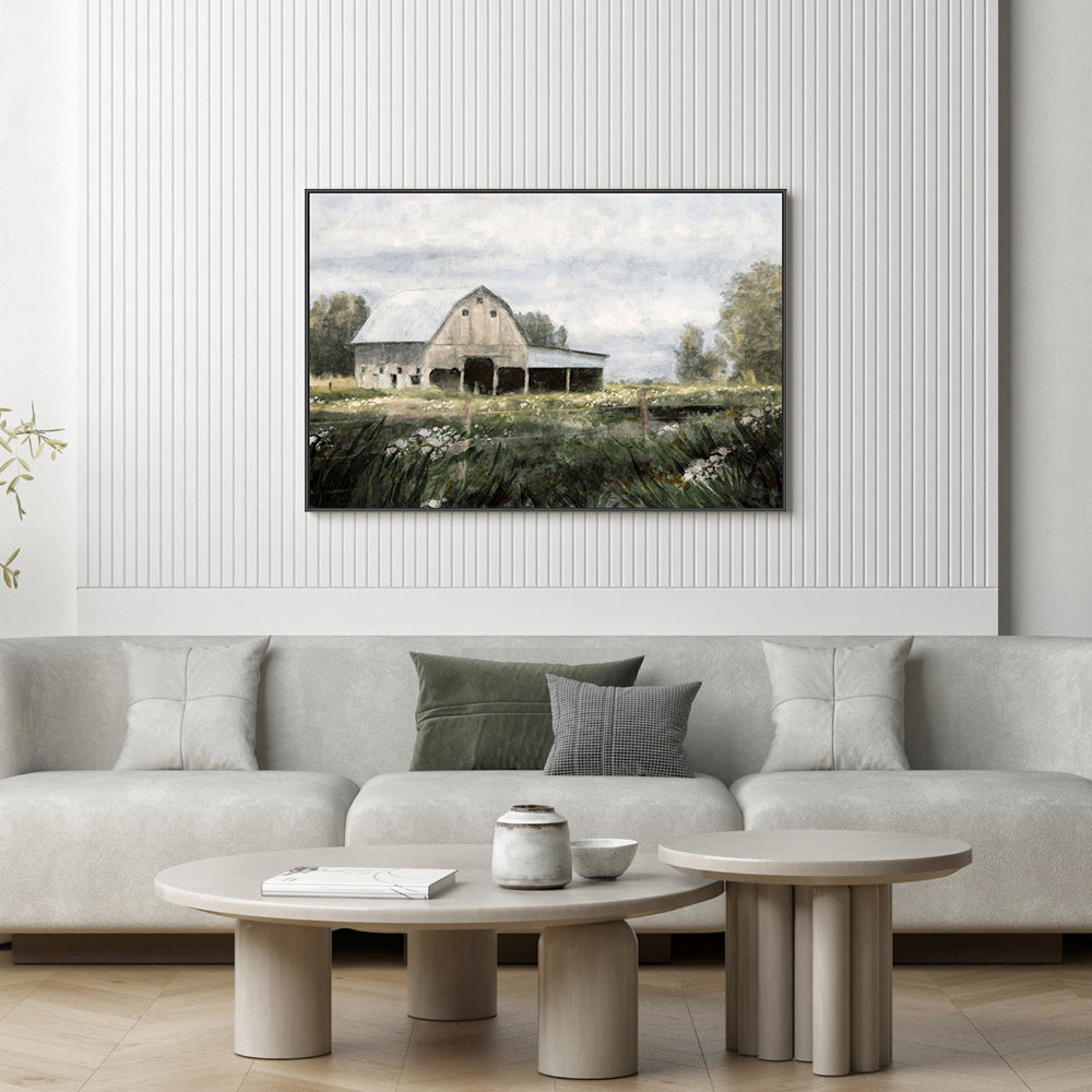 wall-art-print-canvas-poster-framed-Farm House Barn, Style B , By Nina Blue-7