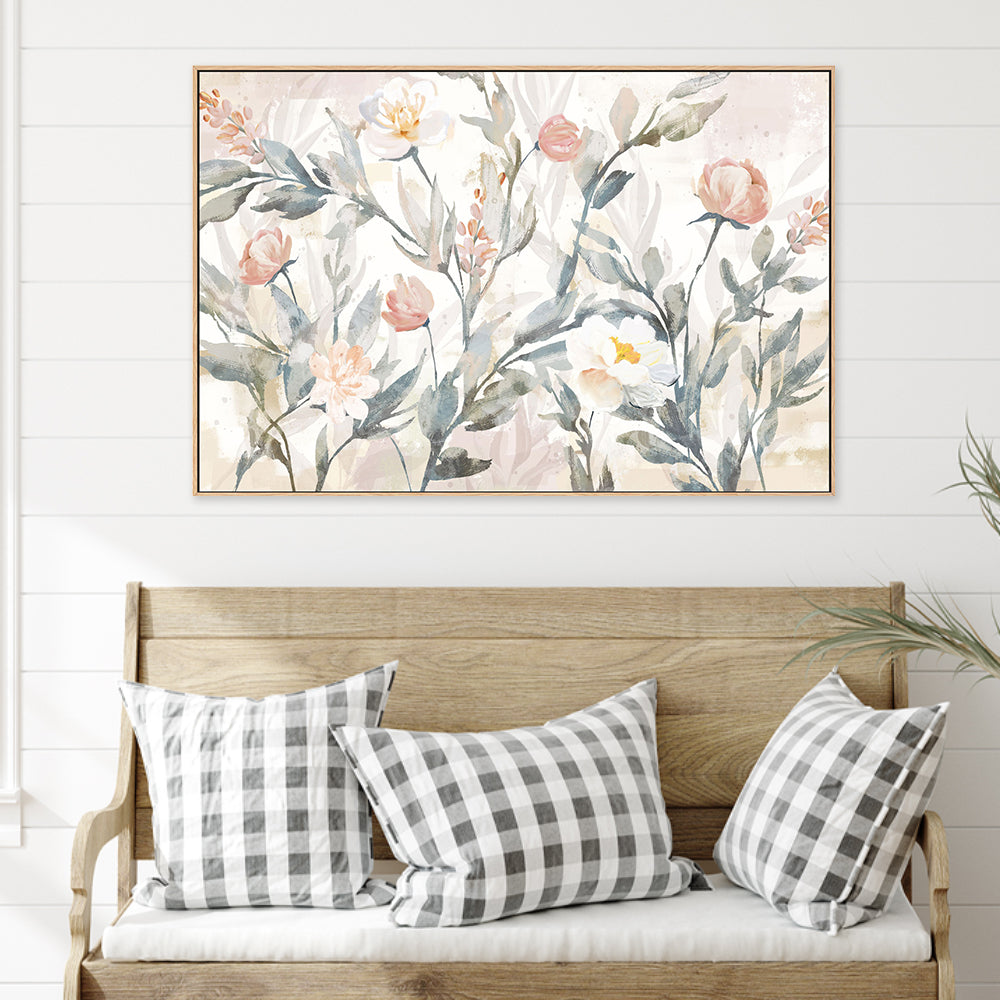 wall-art-print-canvas-poster-framed-Farm House Florals , By Nina Blue-2