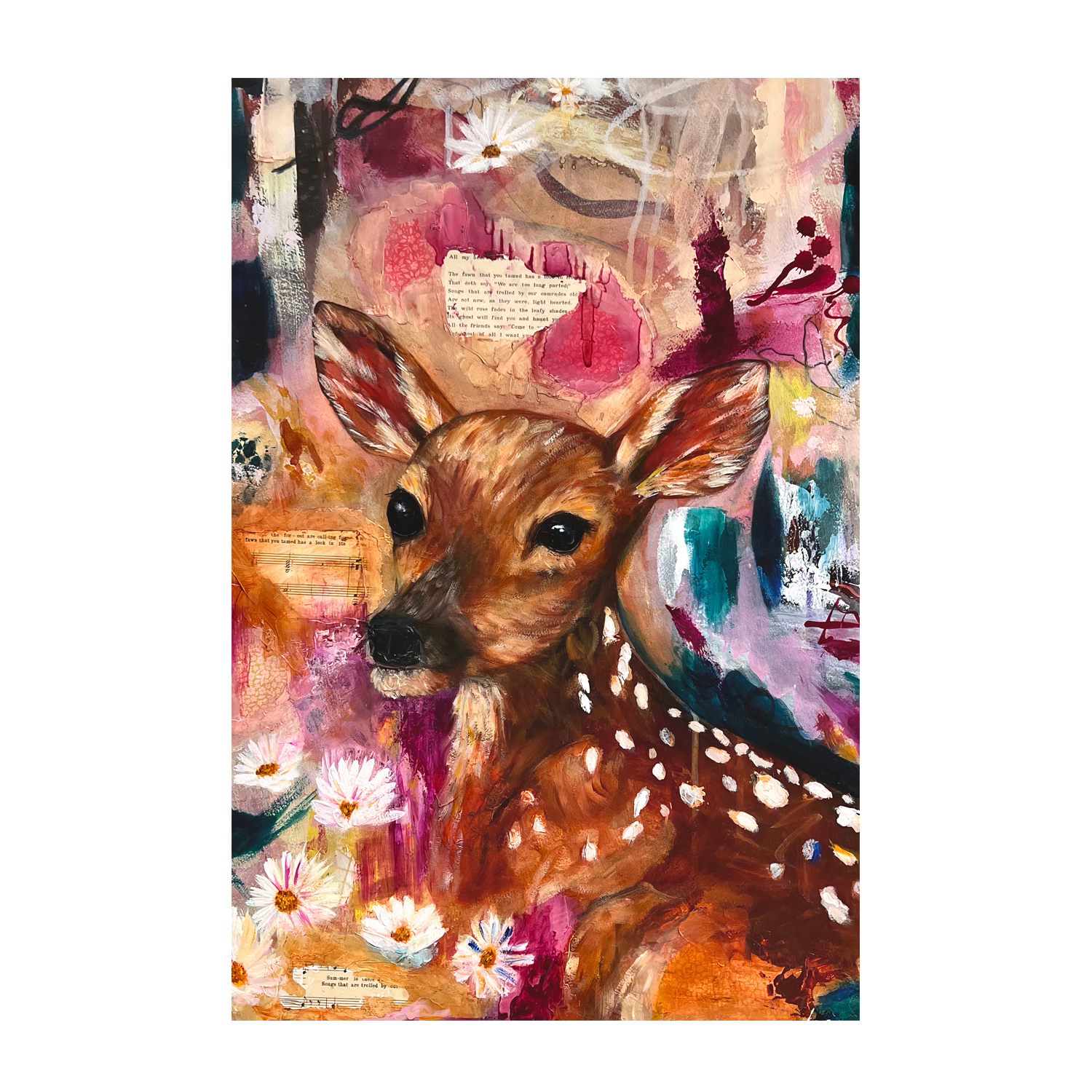 wall-art-print-canvas-poster-framed-Fawn That You Tamed , By Emily Birdsey-1