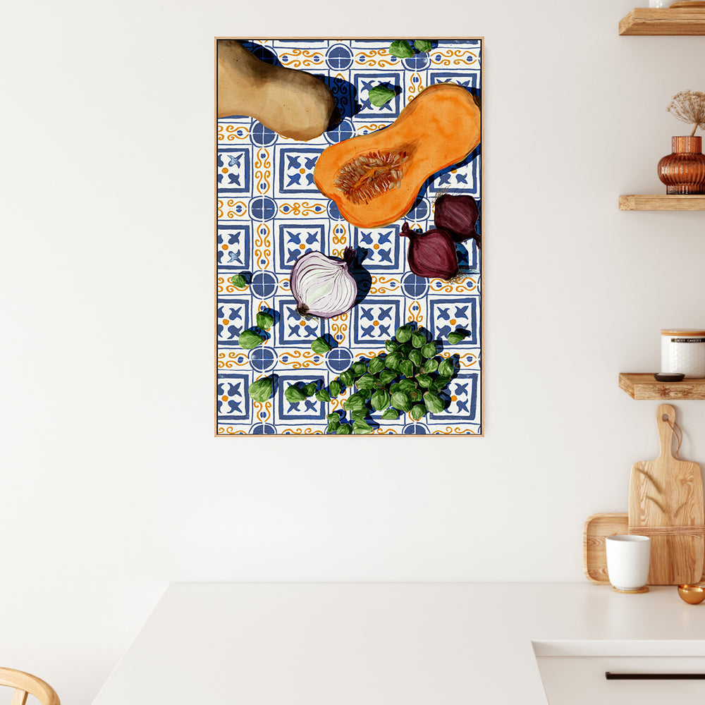 wall-art-print-canvas-poster-framed-February Vegetables , By Eva Halfers-2