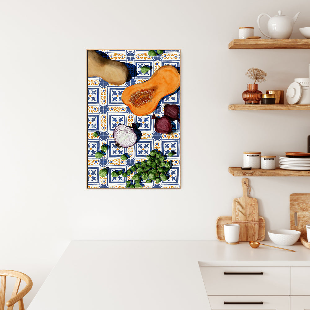 wall-art-print-canvas-poster-framed-February Vegetables , By Eva Halfers-7