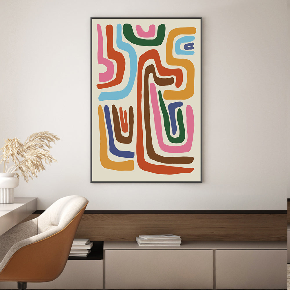 wall-art-print-canvas-poster-framed-Feeling Flow , By Miho Art Studio , By Miho Art Studio-2