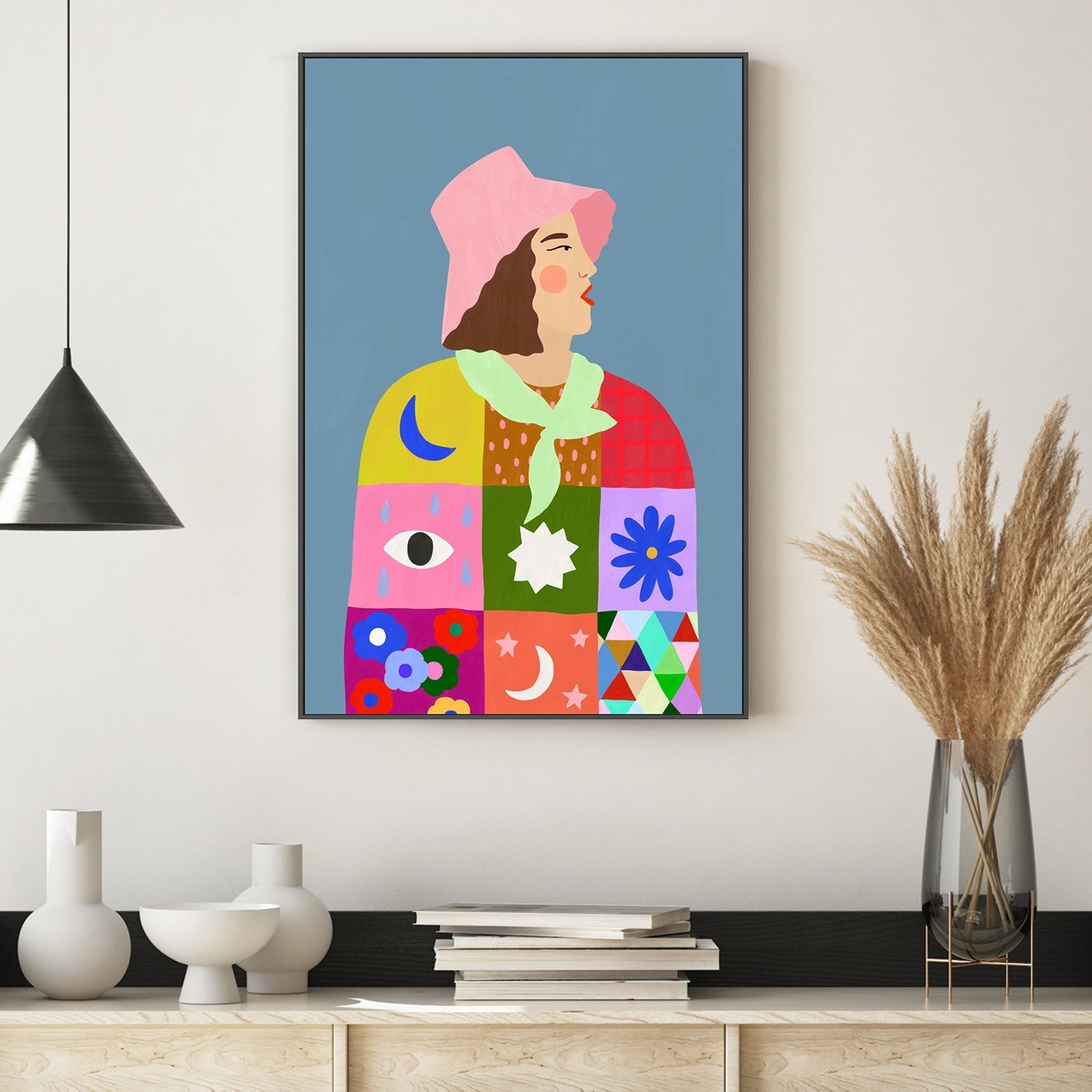 wall-art-print-canvas-poster-framed-Feelings Sweater , By Constanza Goeppinger-2