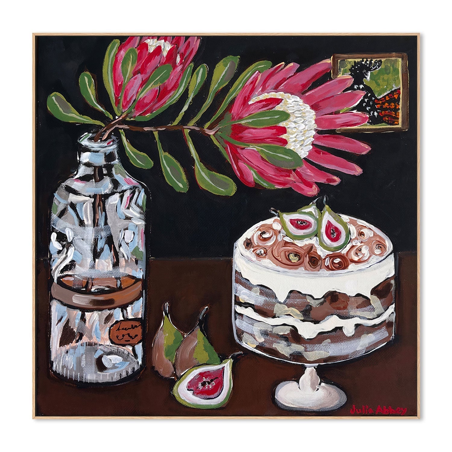 wall-art-print-canvas-poster-framed-Fig And Caramel Trifle , By Julia Abbey-4