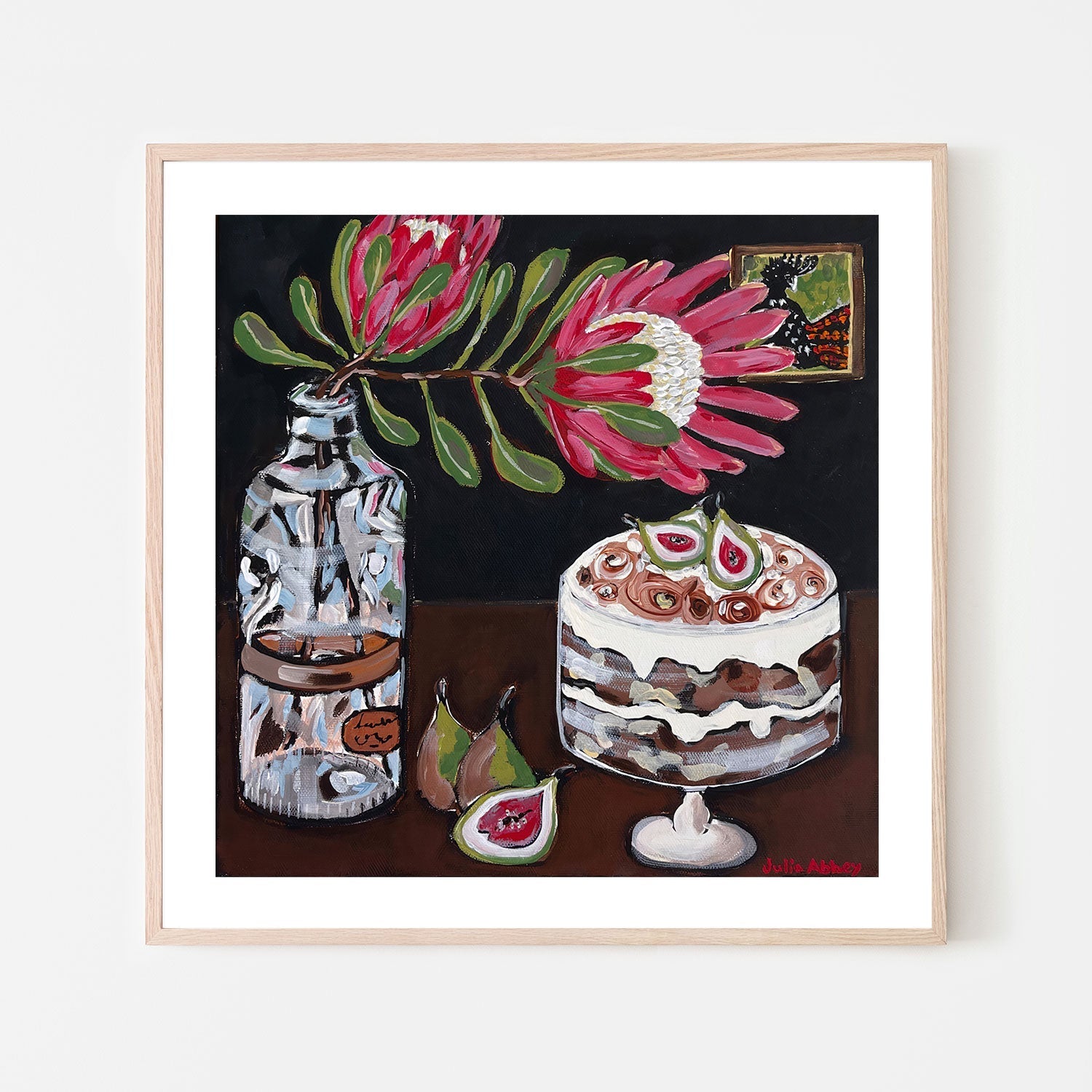 wall-art-print-canvas-poster-framed-Fig And Caramel Trifle , By Julia Abbey-6