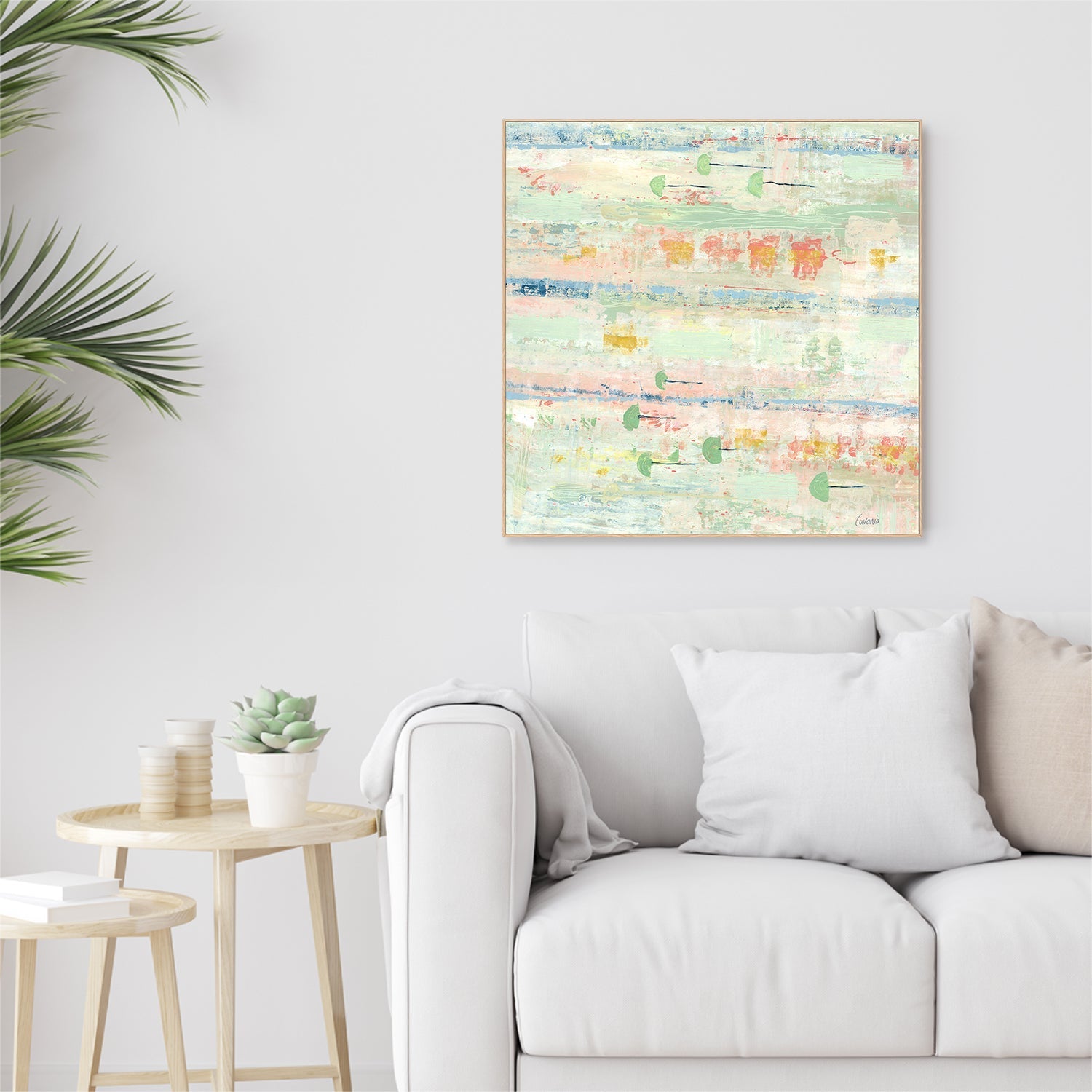 wall-art-print-canvas-poster-framed-Fish In Lanes - Laps at the Lily Pond , By Karen Cavania-7