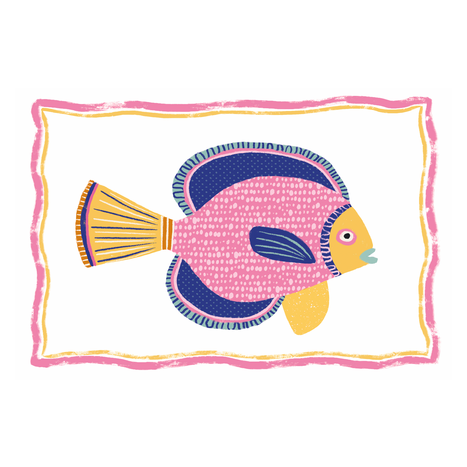 wall-art-print-canvas-poster-framed-Fish, Style A, B & C, Set Of 3 , By Lisa Nohren-9