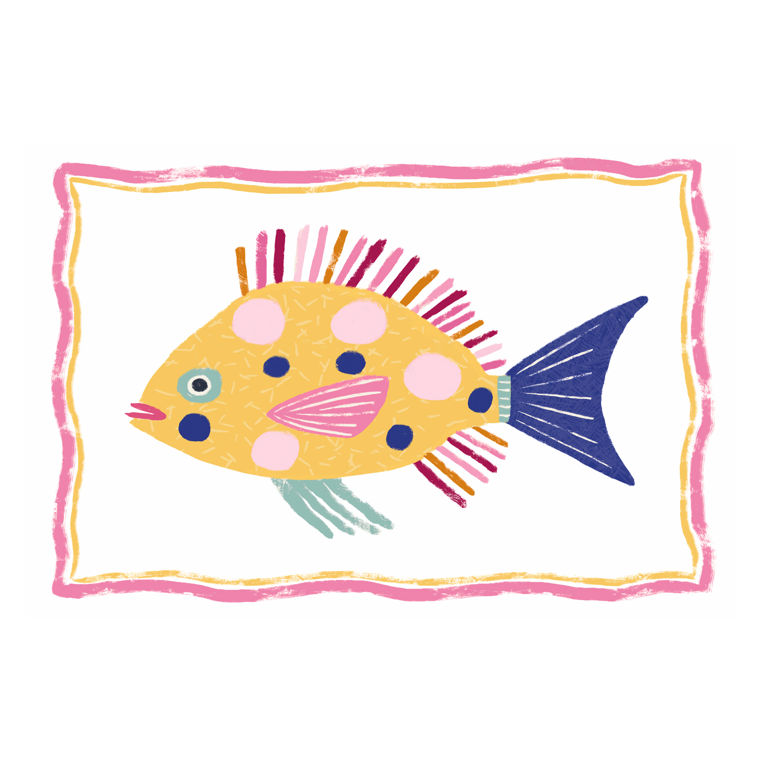 wall-art-print-canvas-poster-framed-Fish, Style A & B, Set of 2 , By Lisa Nohren-7