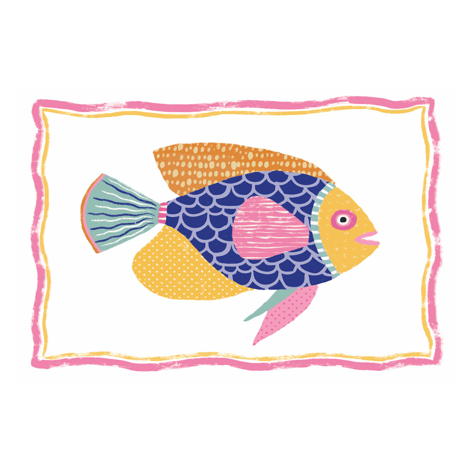 wall-art-print-canvas-poster-framed-Fish, Style A & B, Set of 2 , By Lisa Nohren-8