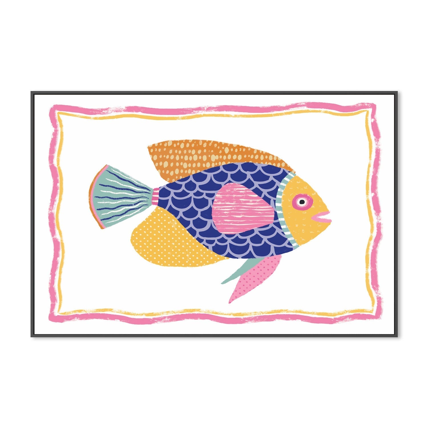 wall-art-print-canvas-poster-framed-Fish, Style B , By Lisa Nohren-3