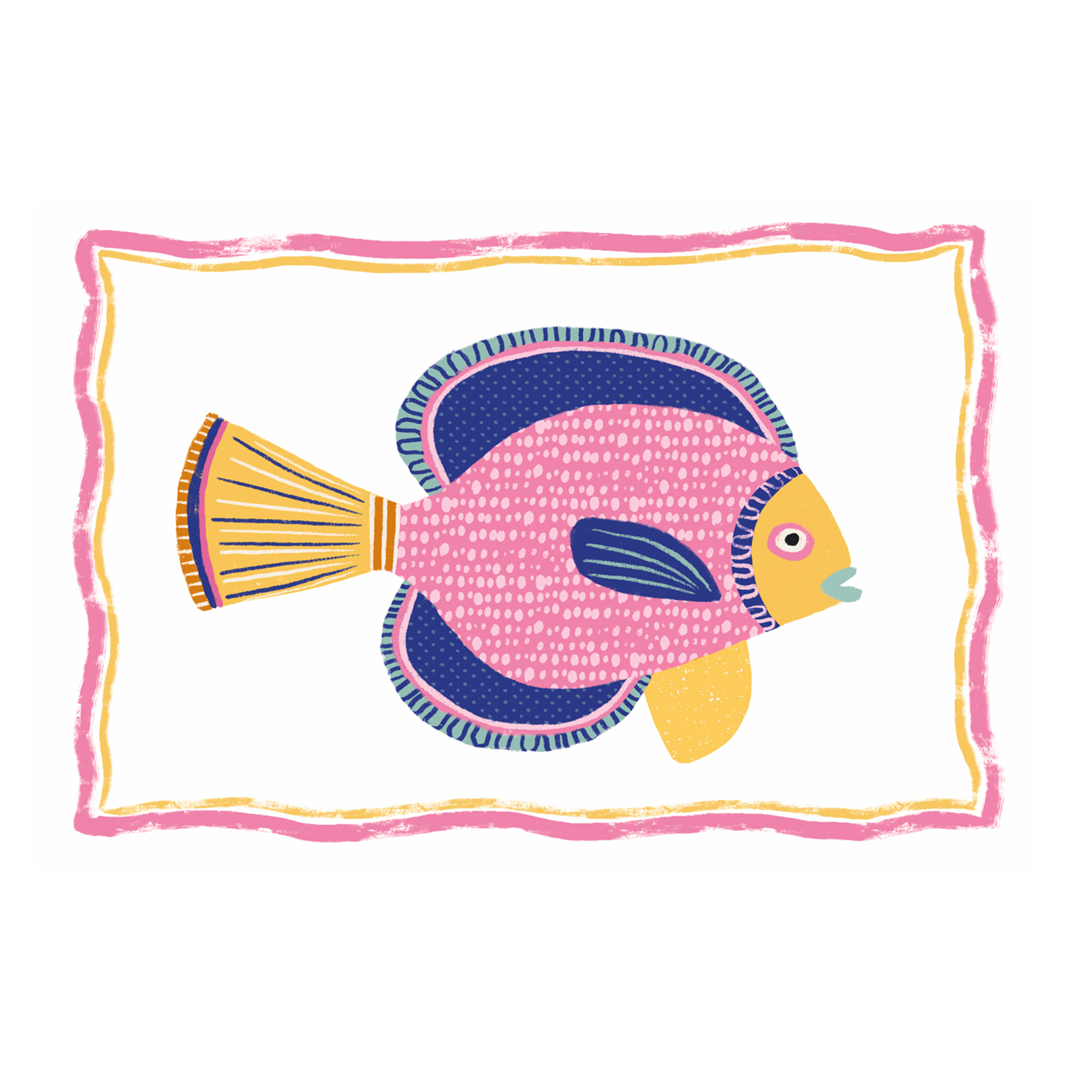 wall-art-print-canvas-poster-framed-Fish, Style C , By Lisa Nohren-1