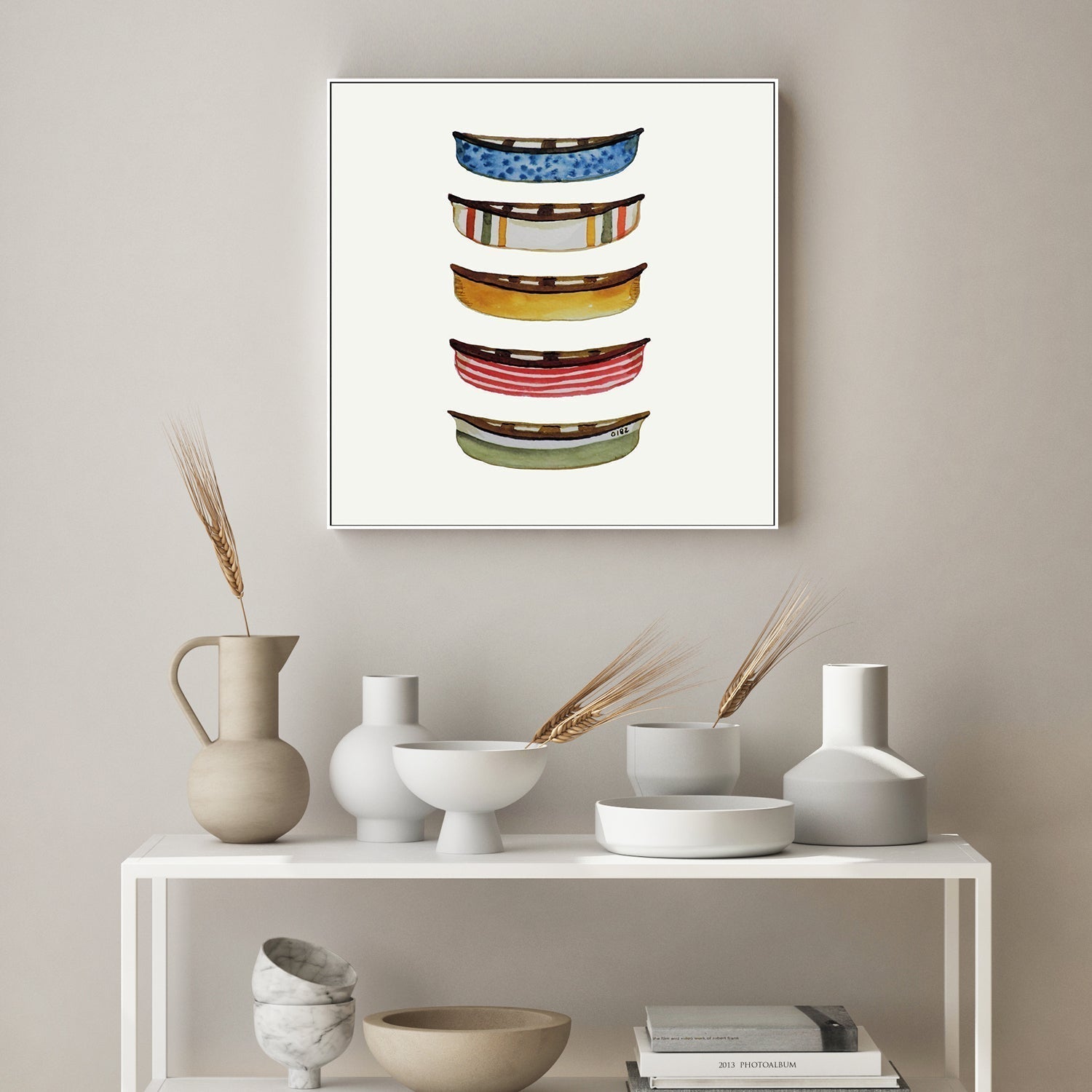 wall-art-print-canvas-poster-framed-Fishing Boat-by-Sylvie Demers-Gioia Wall Art