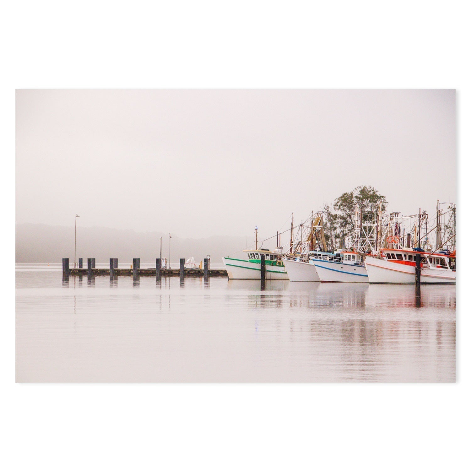 wall-art-print-canvas-poster-framed-Fishing Trawlers, Yamba, New South Wales , By Earth Sea & Me , By Earth Sea & Me-GIOIA-WALL-ART