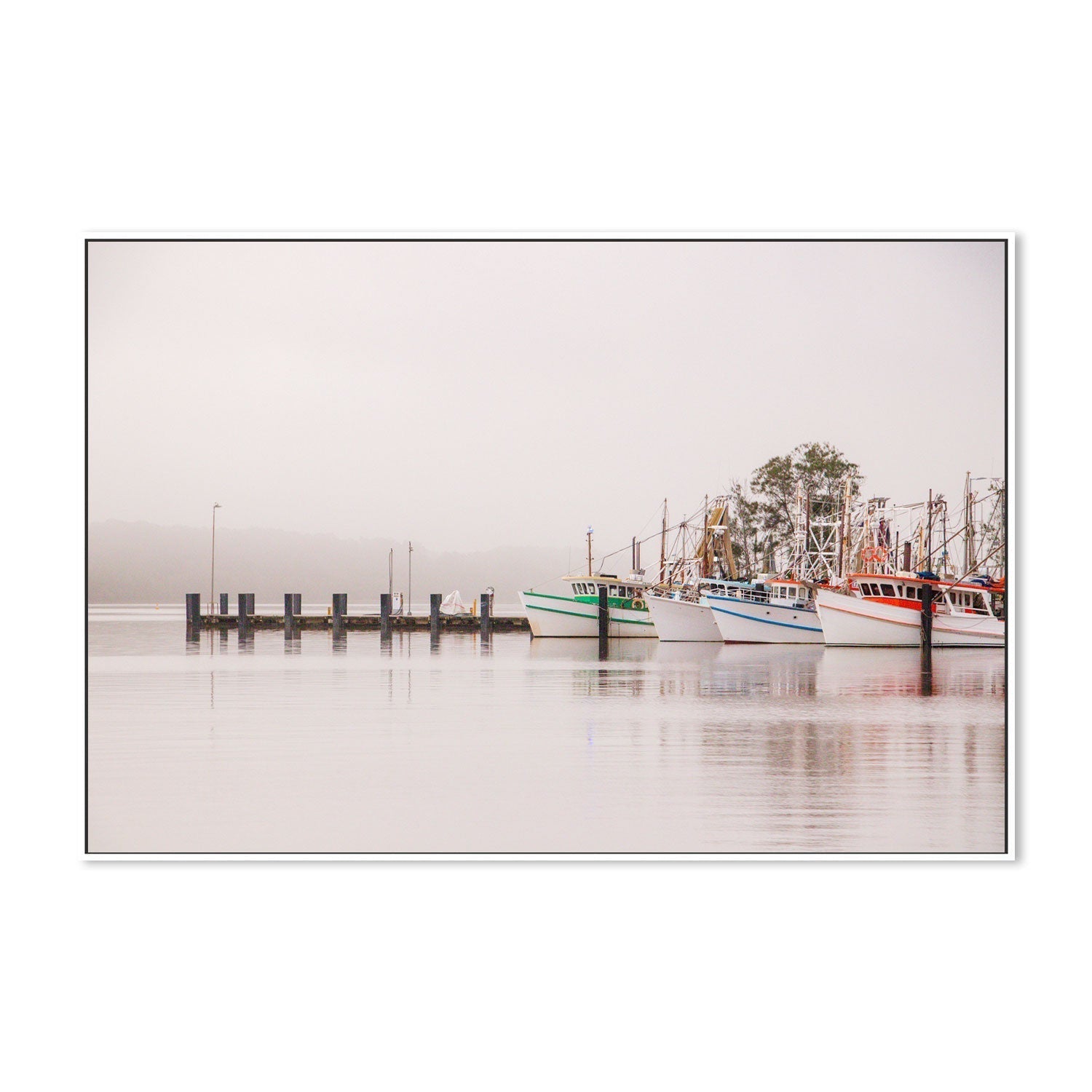 wall-art-print-canvas-poster-framed-Fishing Trawlers, Yamba, New South Wales , By Earth Sea & Me , By Earth Sea & Me-GIOIA-WALL-ART