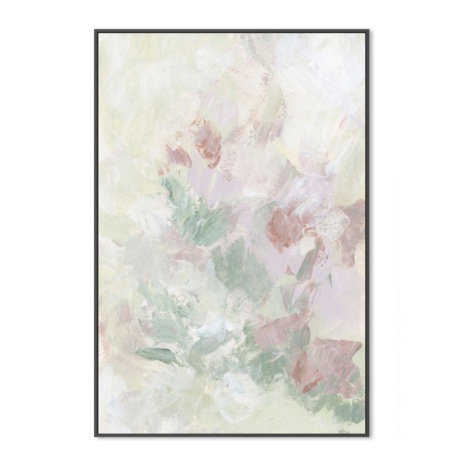 wall-art-print-canvas-poster-framed-Floral Assortment In Pastel, Style A-by-Emily Wood-Gioia Wall Art