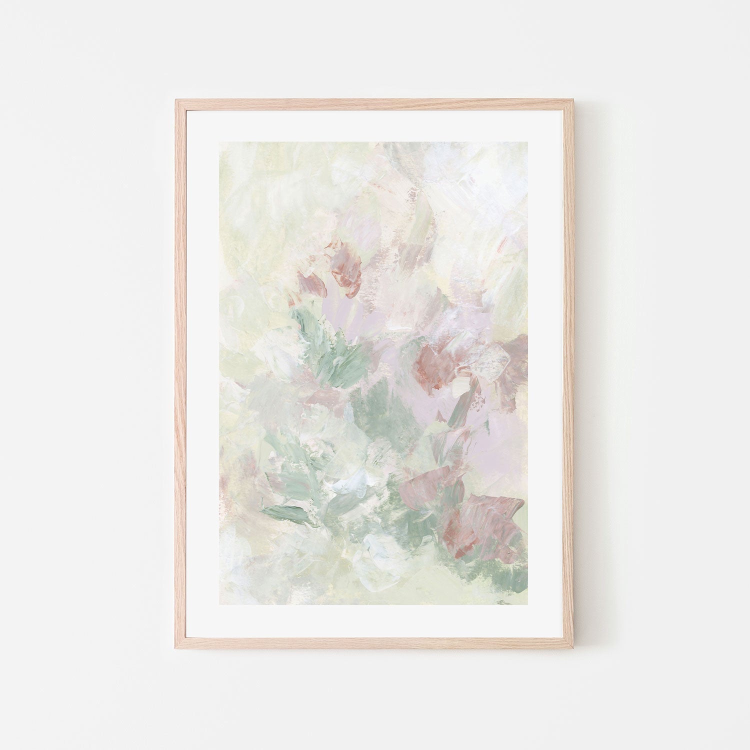 wall-art-print-canvas-poster-framed-Floral Assortment In Pastel, Style A-by-Emily Wood-Gioia Wall Art