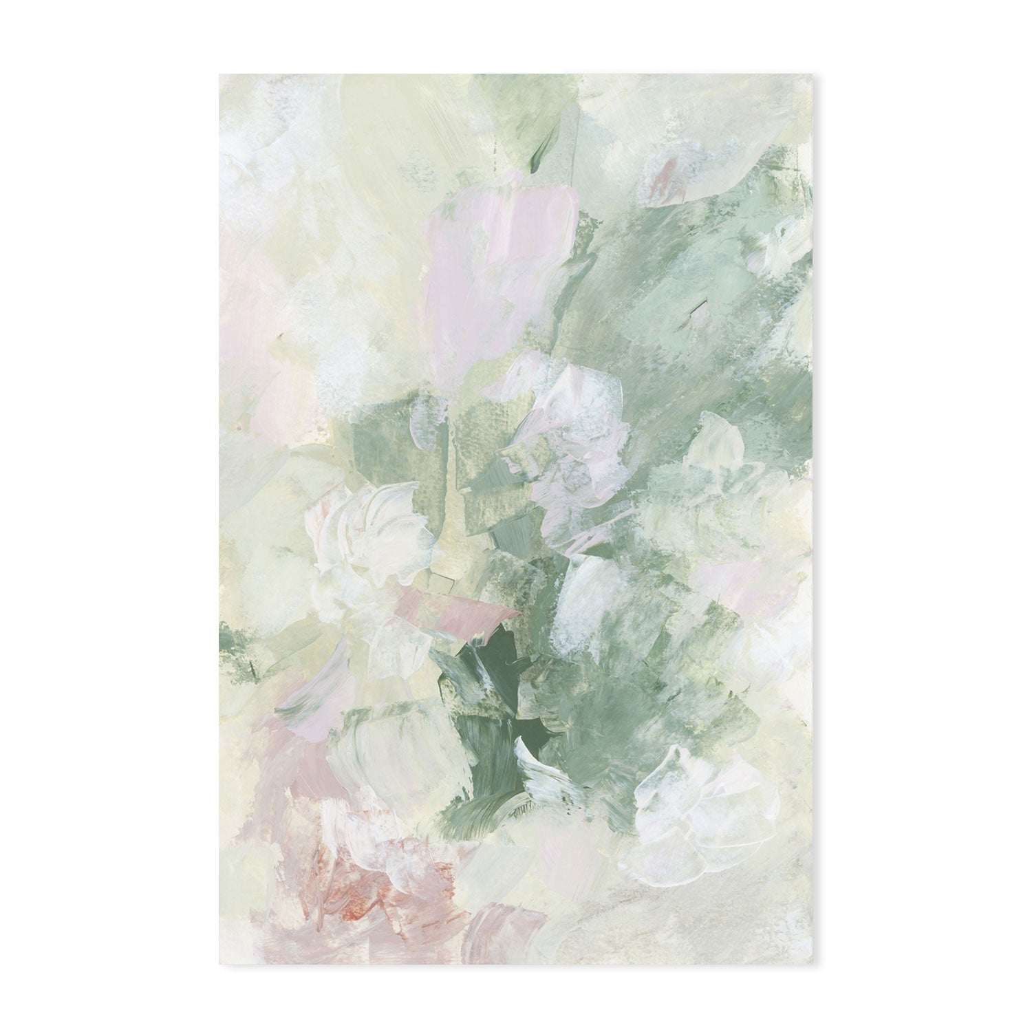 wall-art-print-canvas-poster-framed-Floral Assortment In Pastel, Style B-by-Emily Wood-Gioia Wall Art