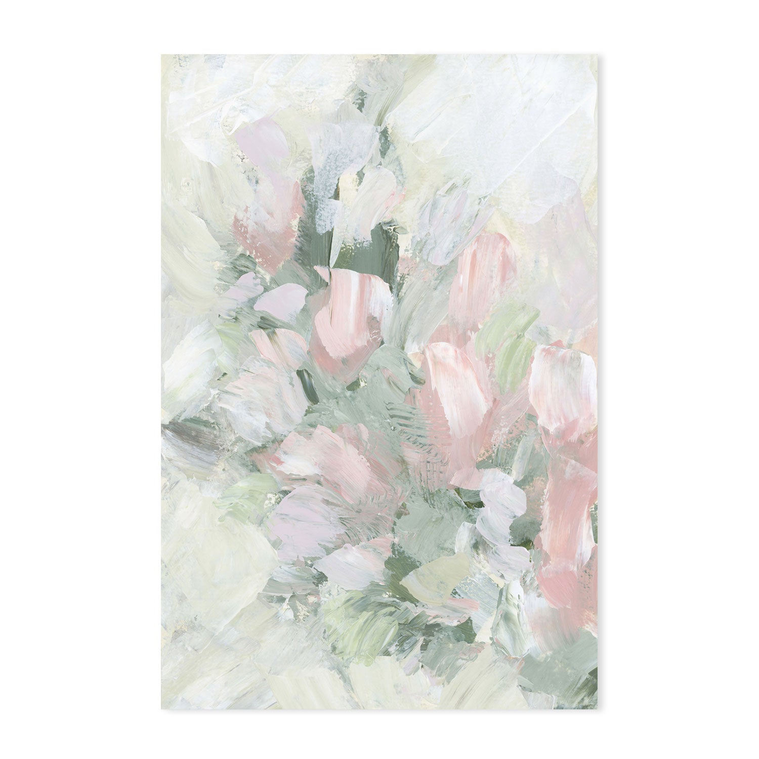 wall-art-print-canvas-poster-framed-Floral Assortment In Pastel, Style C-by-Emily Wood-Gioia Wall Art