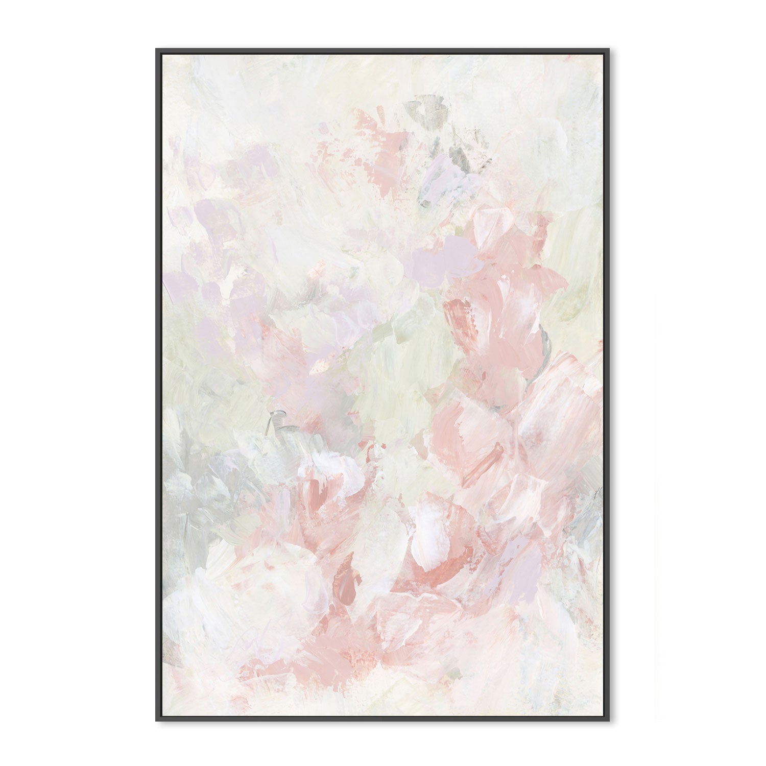 wall-art-print-canvas-poster-framed-Floral Assortment In Pastel, Style G-by-Emily Wood-Gioia Wall Art