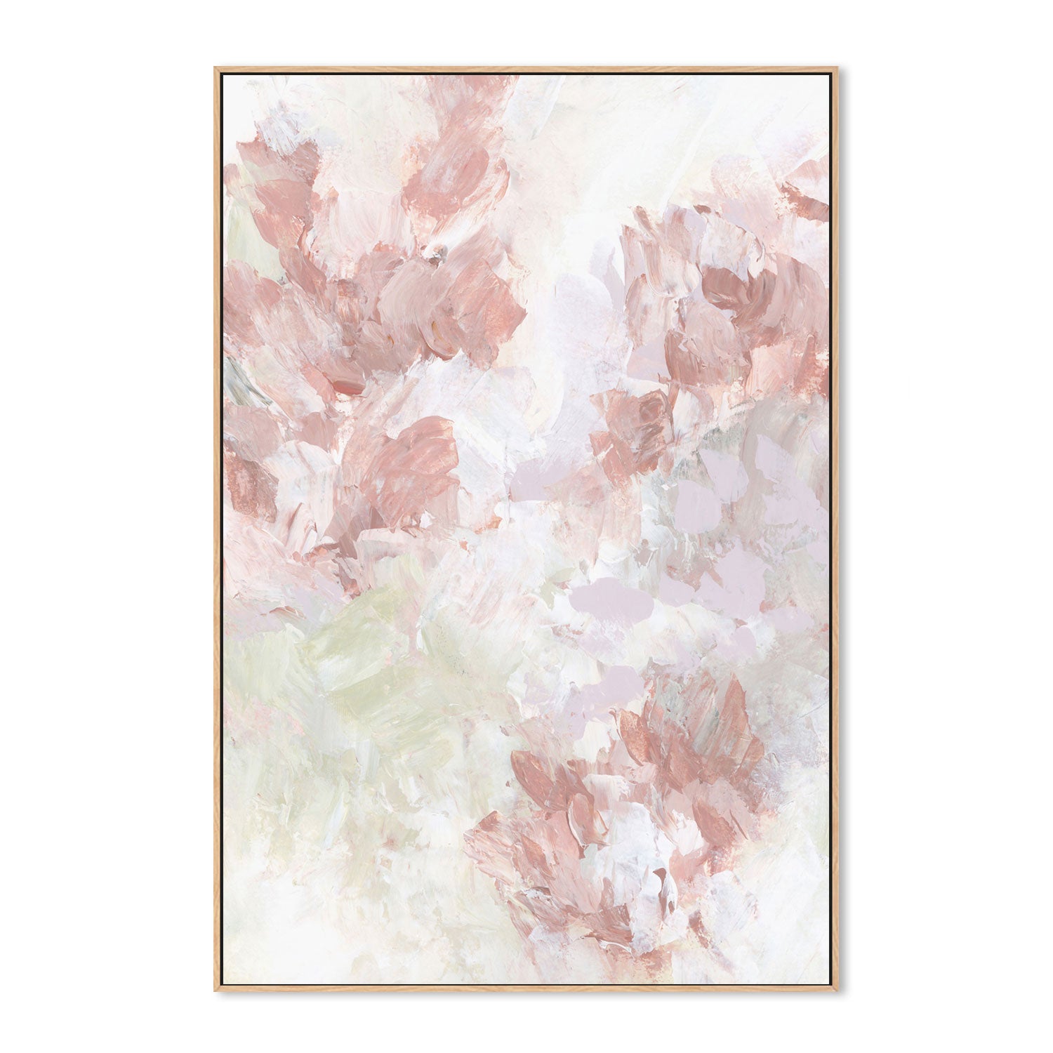 wall-art-print-canvas-poster-framed-Floral Assortment In Pastel, Style H-by-Emily Wood-Gioia Wall Art