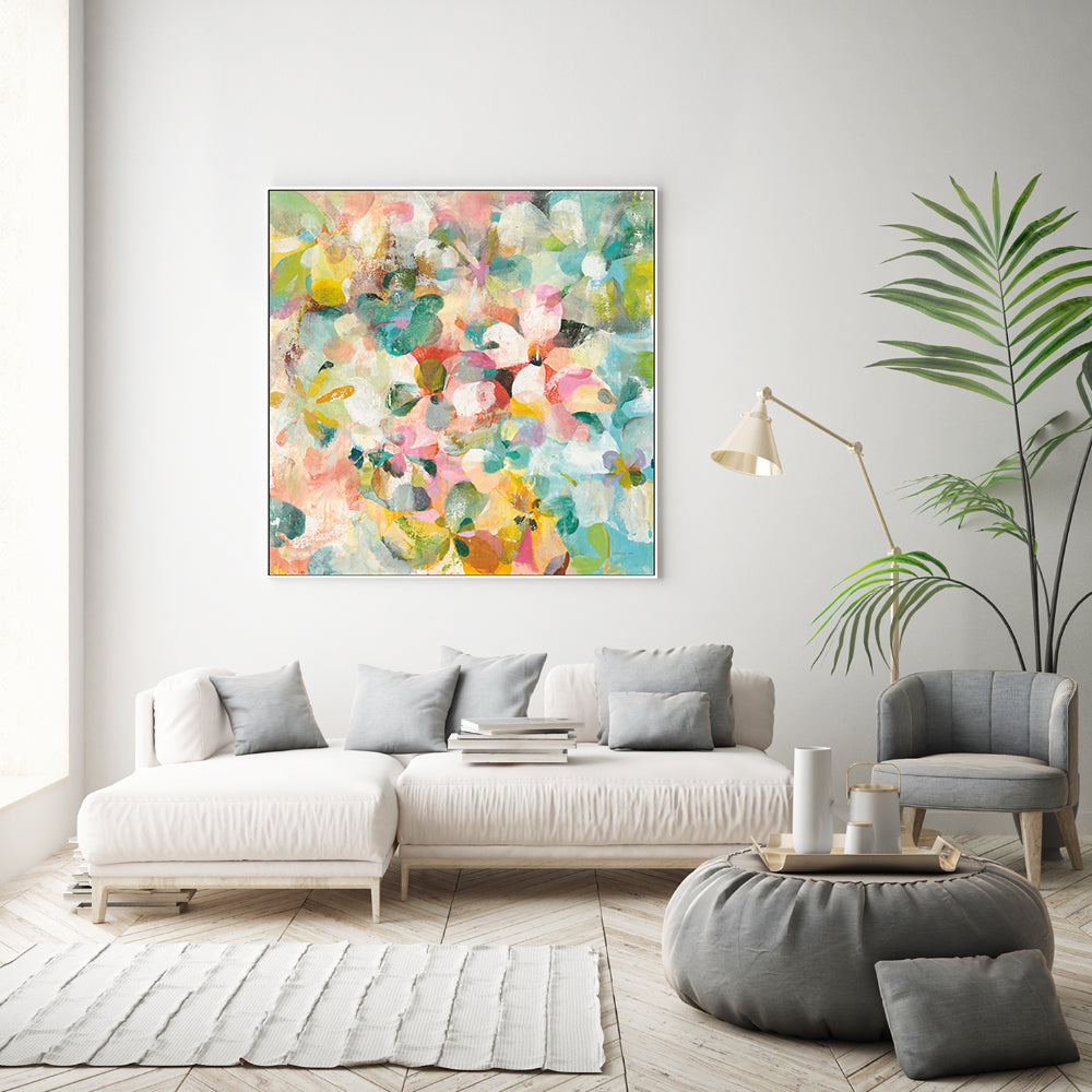 wall-art-print-canvas-poster-framed-Floral Explosion , By Danhui Nai-GIOIA-WALL-ART