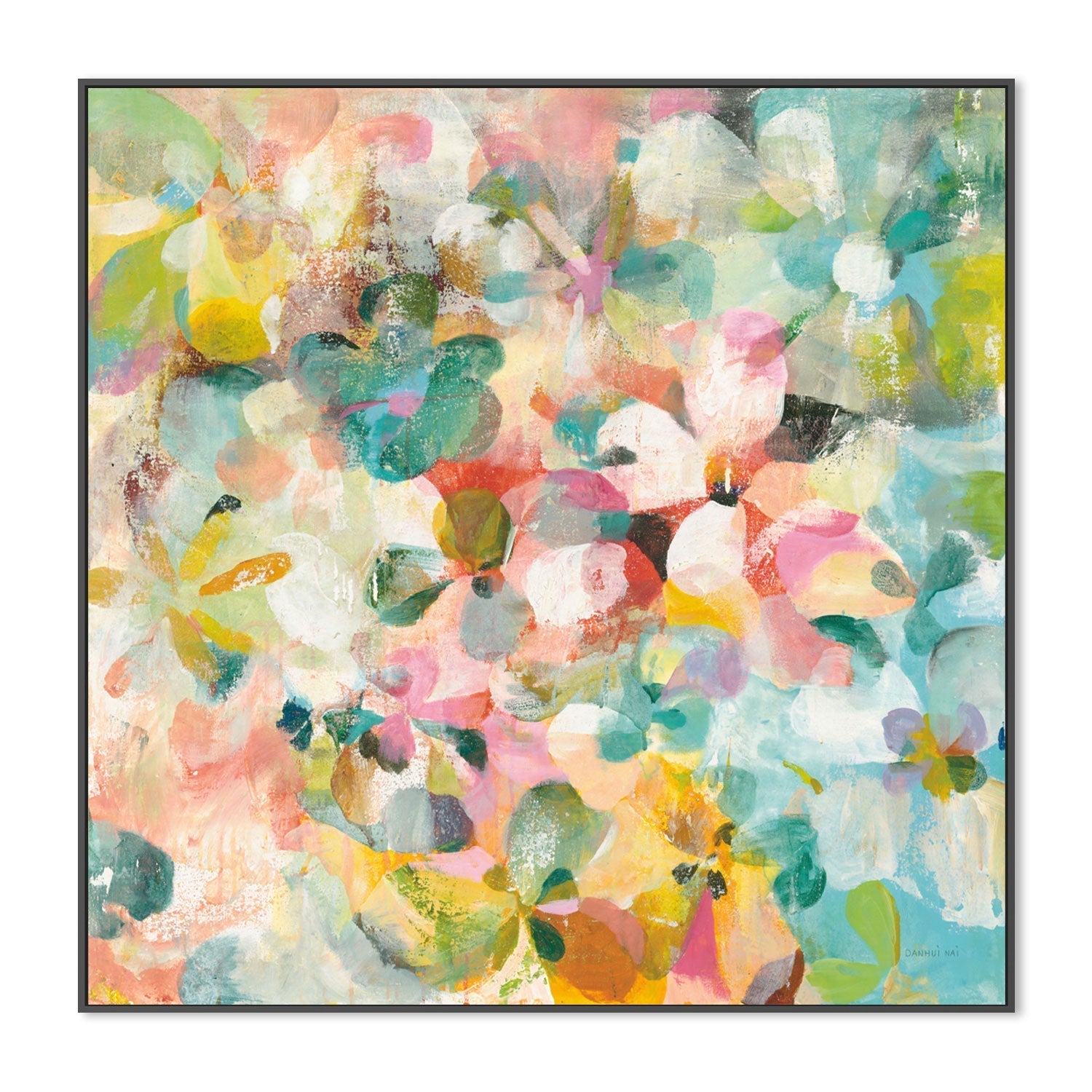 wall-art-print-canvas-poster-framed-Floral Explosion , By Danhui Nai-GIOIA-WALL-ART