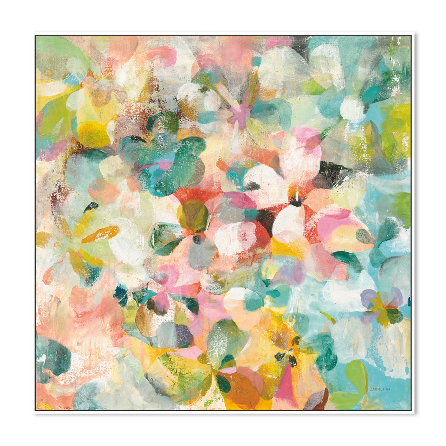 wall-art-print-canvas-poster-framed-Floral Explosion , By Danhui Nai-GIOIA-WALL-ART