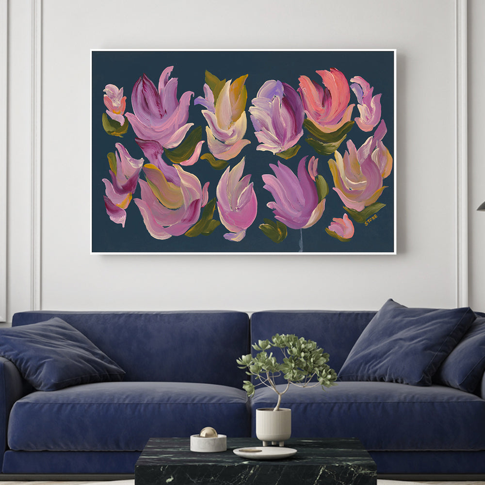 wall-art-print-canvas-poster-framed-Floral Fantasy, Style A , By Belinda Stone-2