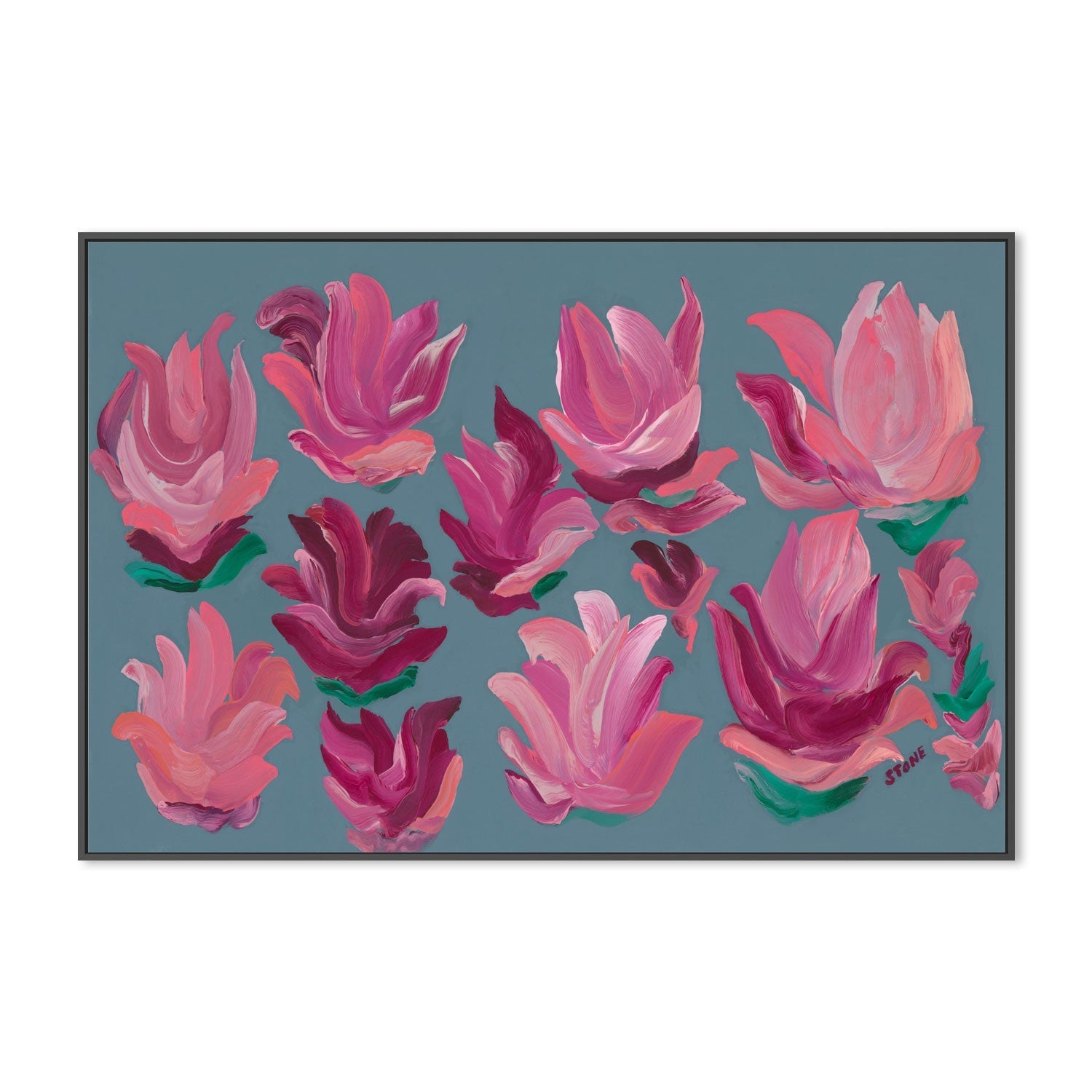 wall-art-print-canvas-poster-framed-Floral Fantasy, Style B , By Belinda Stone-3