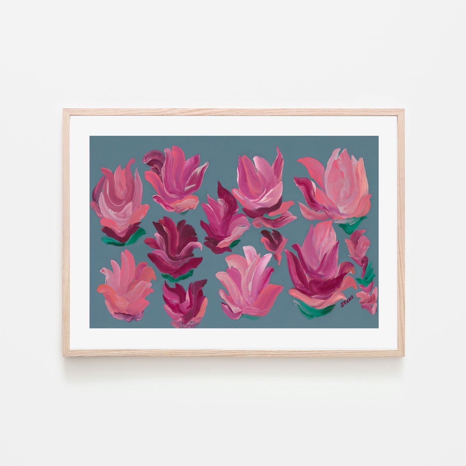 wall-art-print-canvas-poster-framed-Floral Fantasy, Style B , By Belinda Stone-6