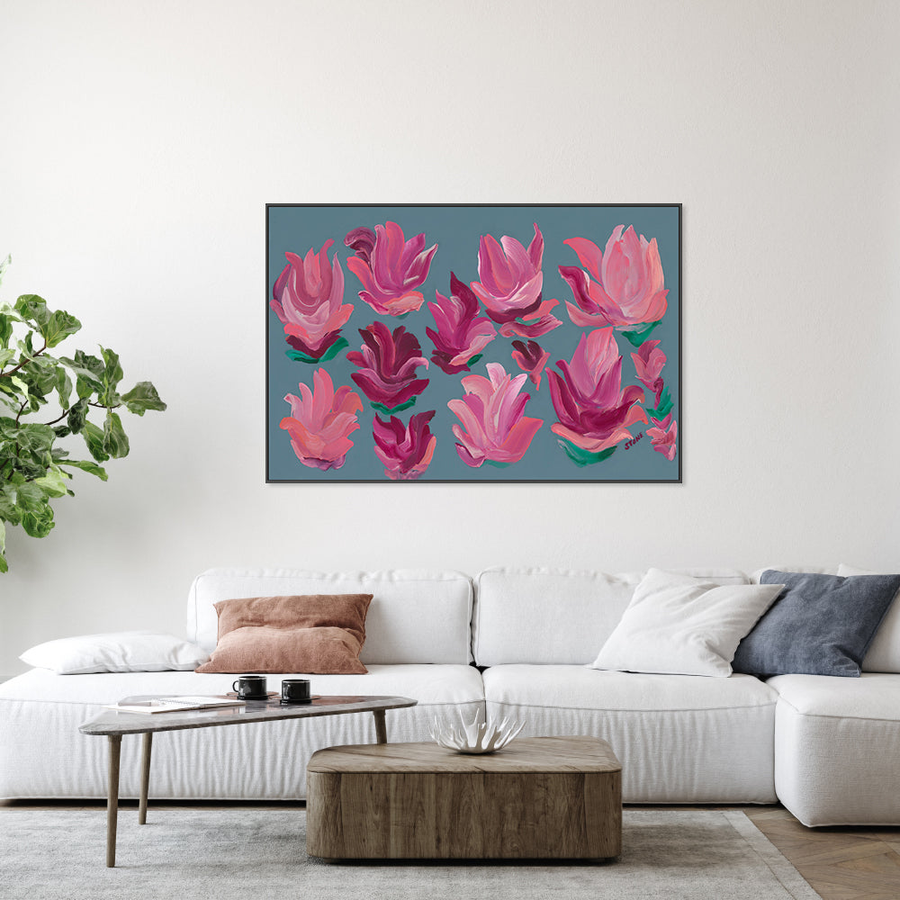 wall-art-print-canvas-poster-framed-Floral Fantasy, Style B , By Belinda Stone-7