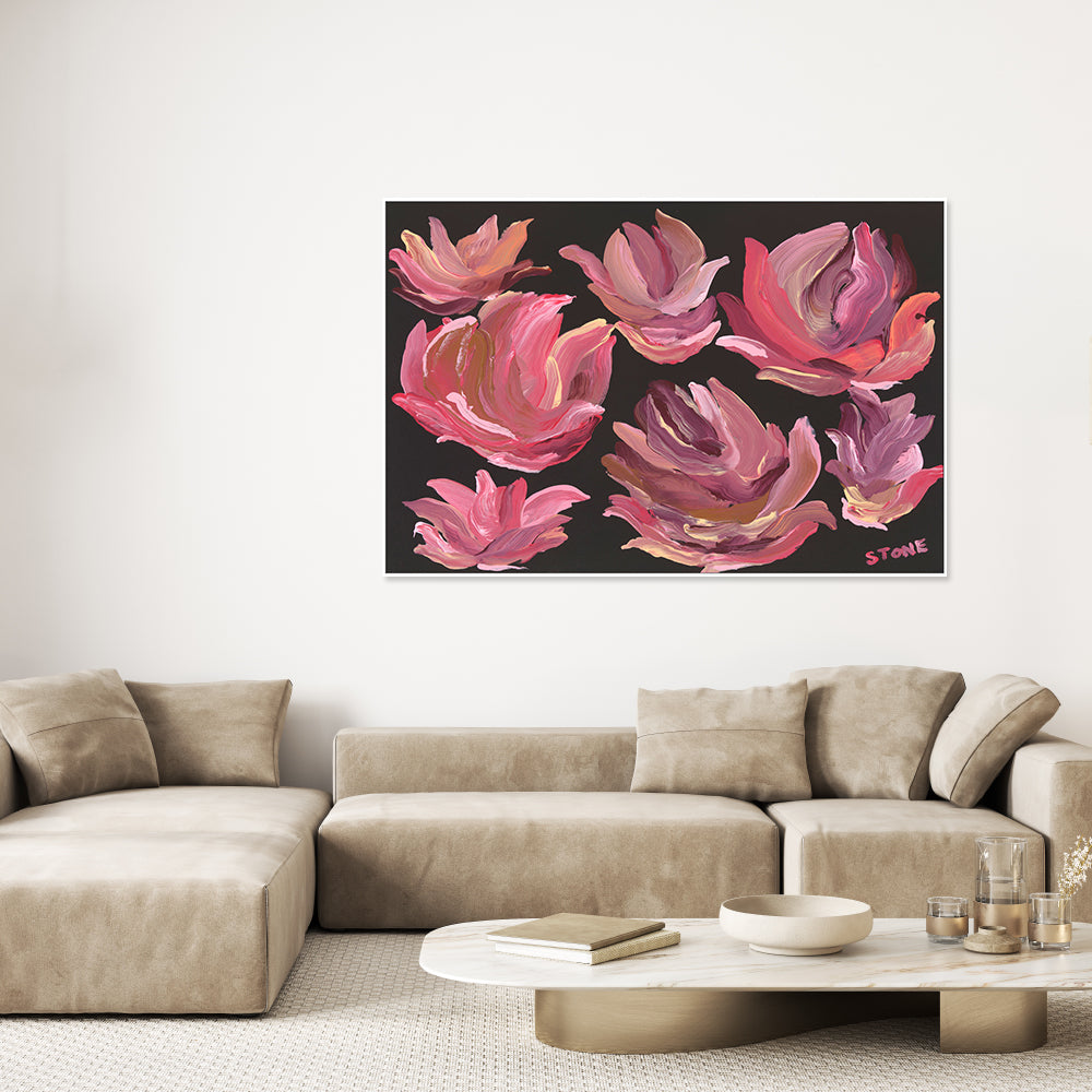 wall-art-print-canvas-poster-framed-Floral Fantasy, Style C , By Belinda Stone-7