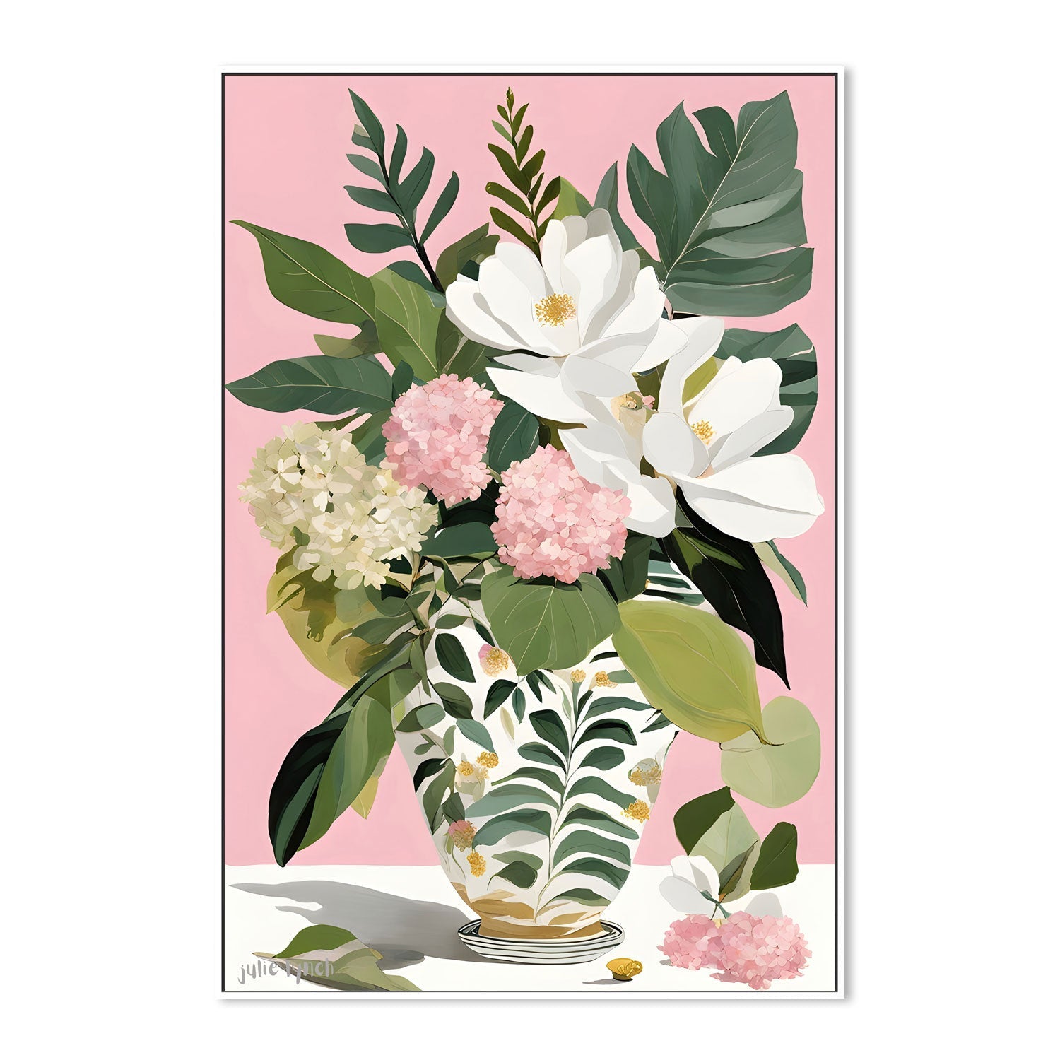 wall-art-print-canvas-poster-framed-Floral Fusion , By Julie Lynch-5