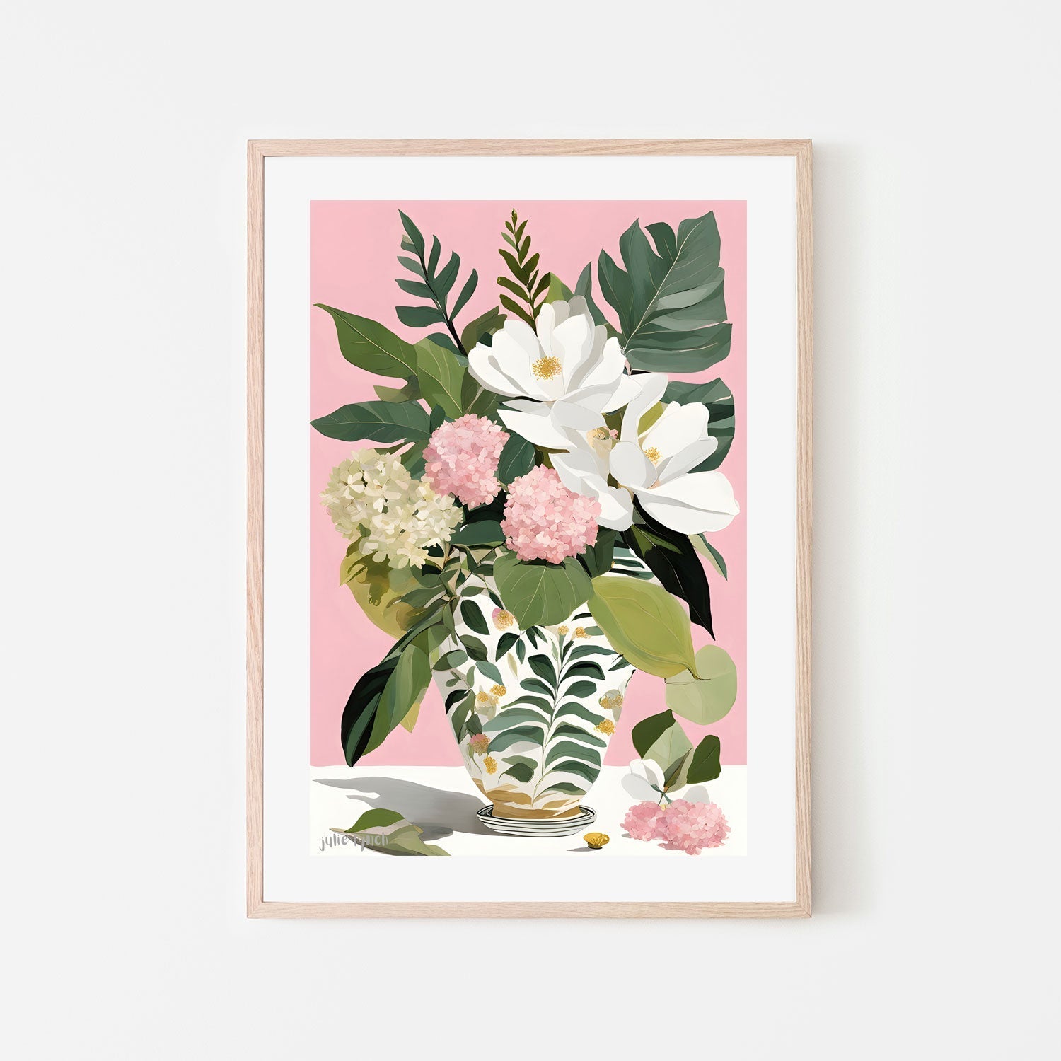 wall-art-print-canvas-poster-framed-Floral Fusion , By Julie Lynch-6