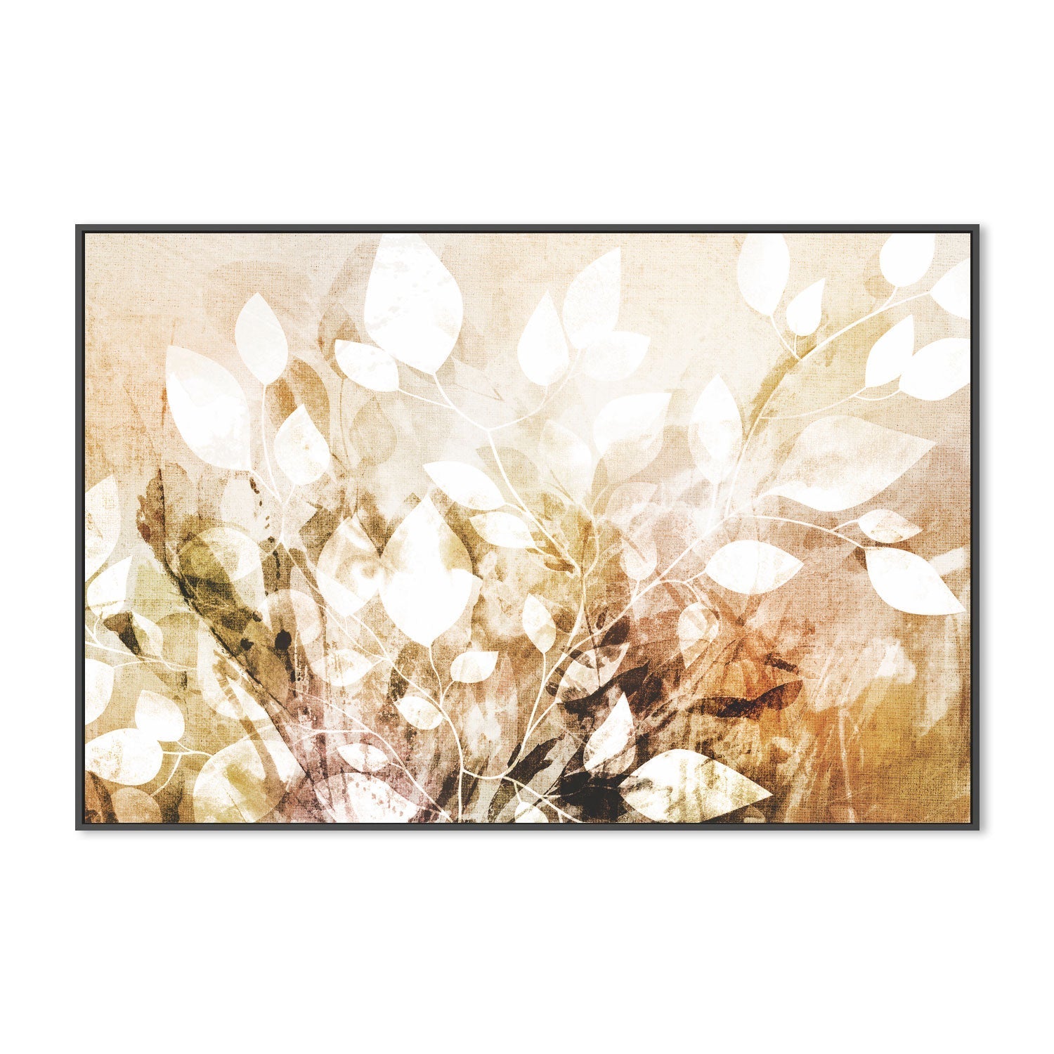 wall-art-print-canvas-poster-framed-Floral Garden Yellow , By Dear Musketeer Studio-3