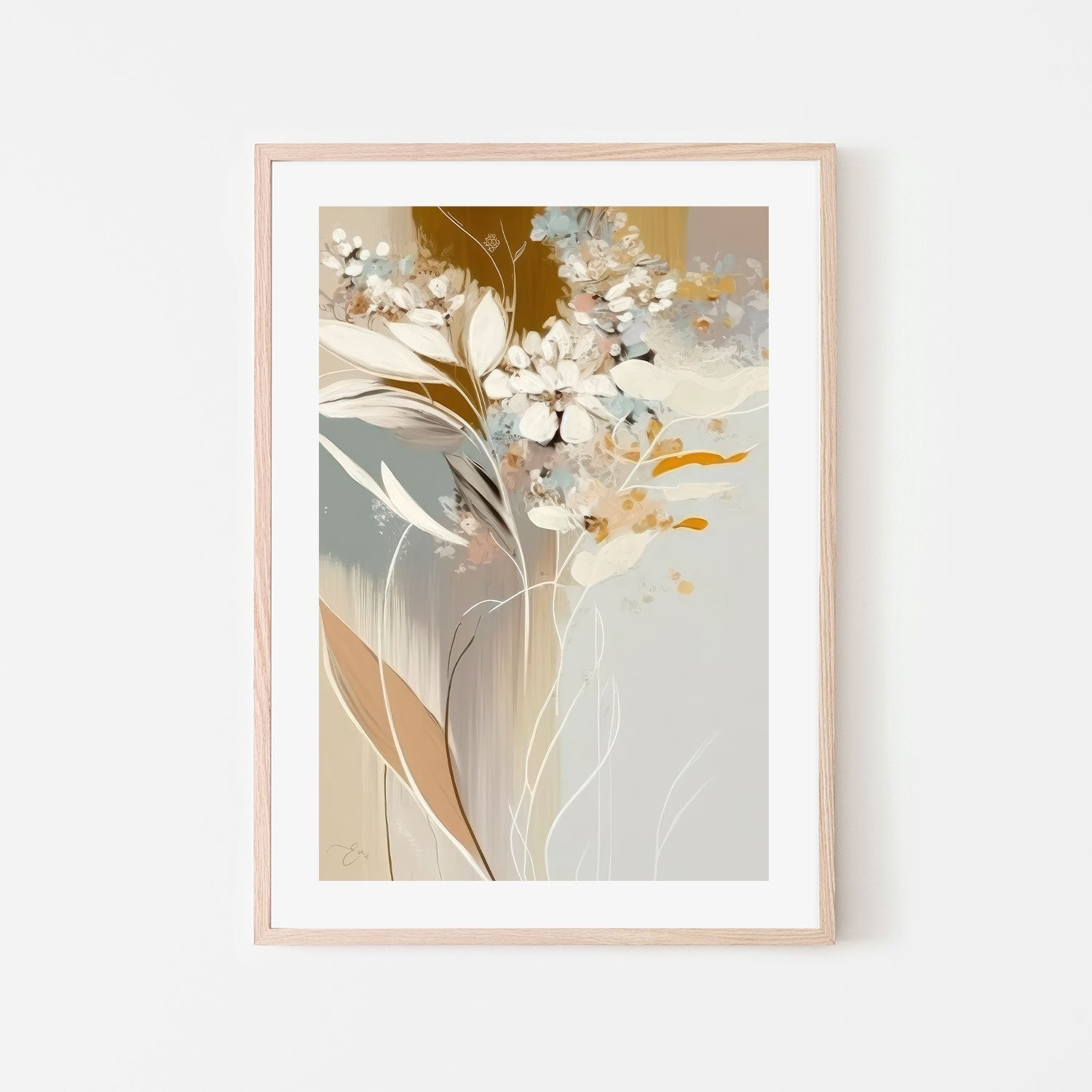 wall-art-print-canvas-poster-framed-Floral Illusions, Style B , By Bella Eve-GIOIA-WALL-ART