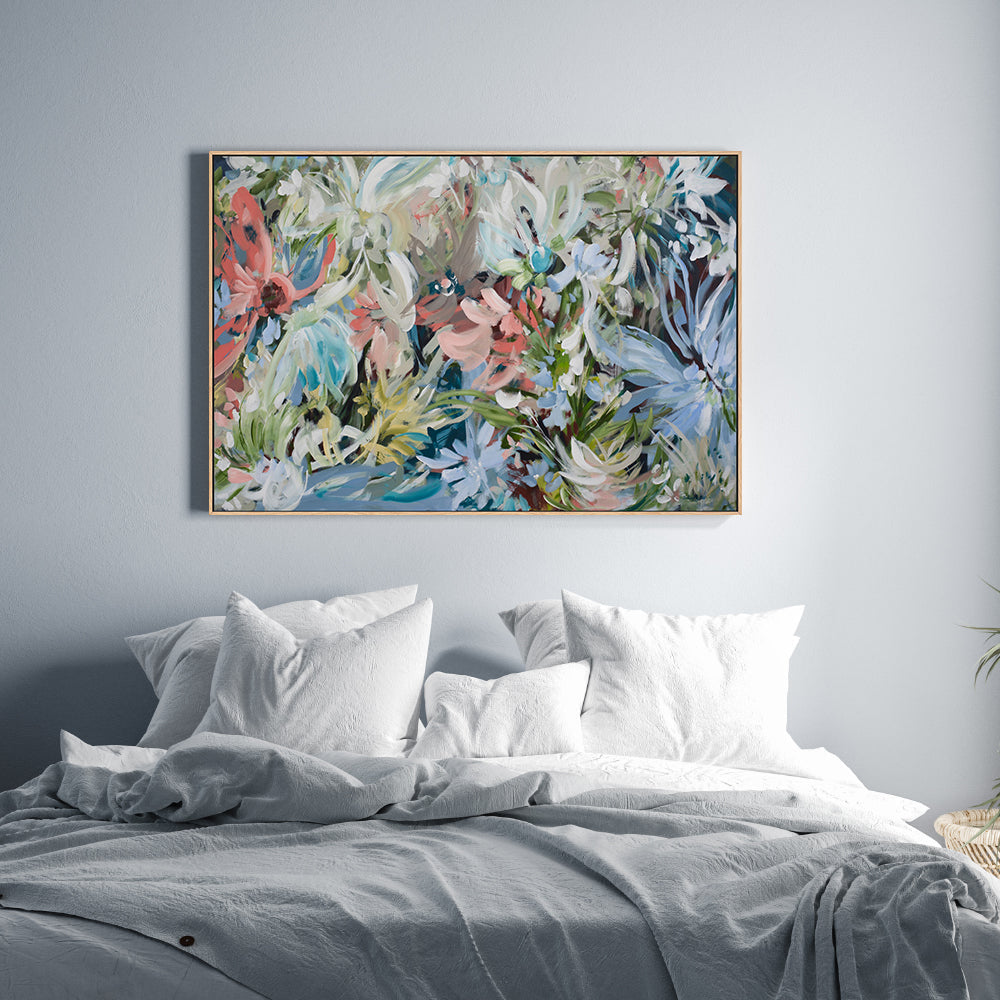 wall-art-print-canvas-poster-framed-Floral Radiance , By Amber Gittins-2