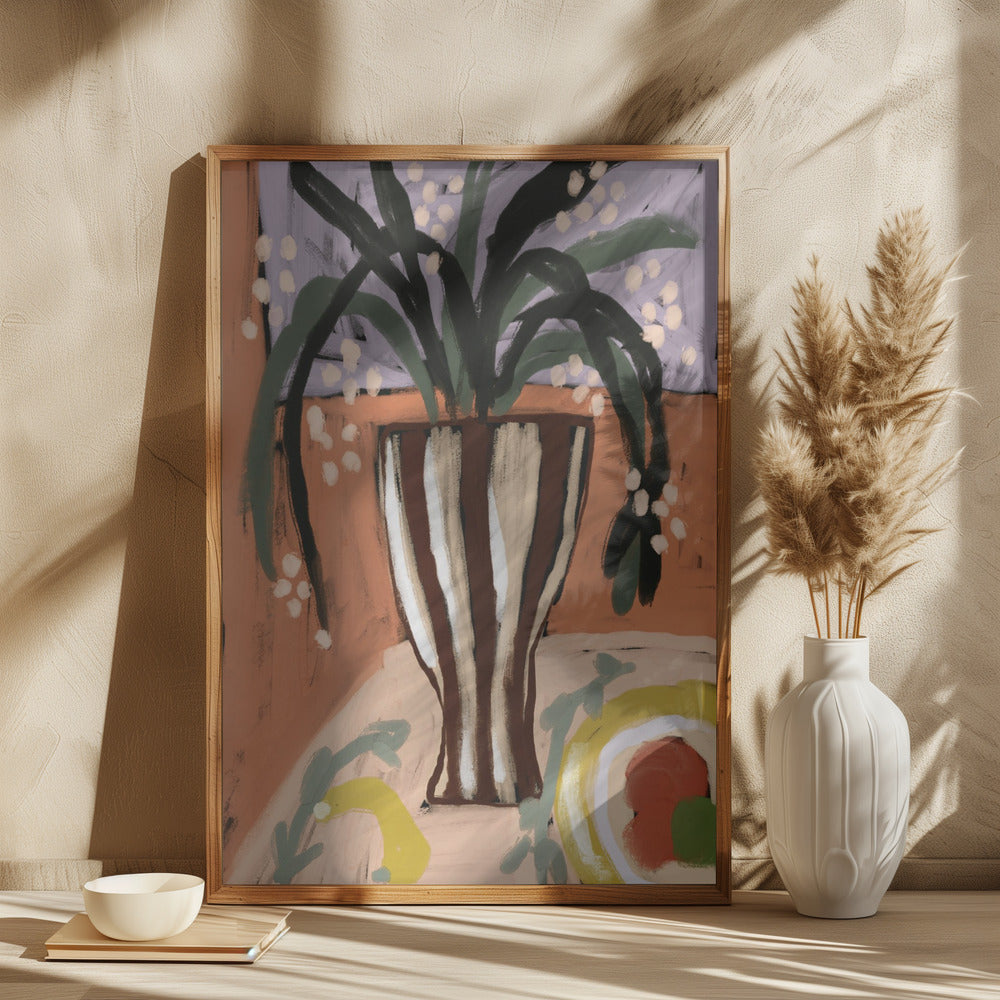 wall-art-print-canvas-poster-framed-Floral still life no 3 , By Treechild-2