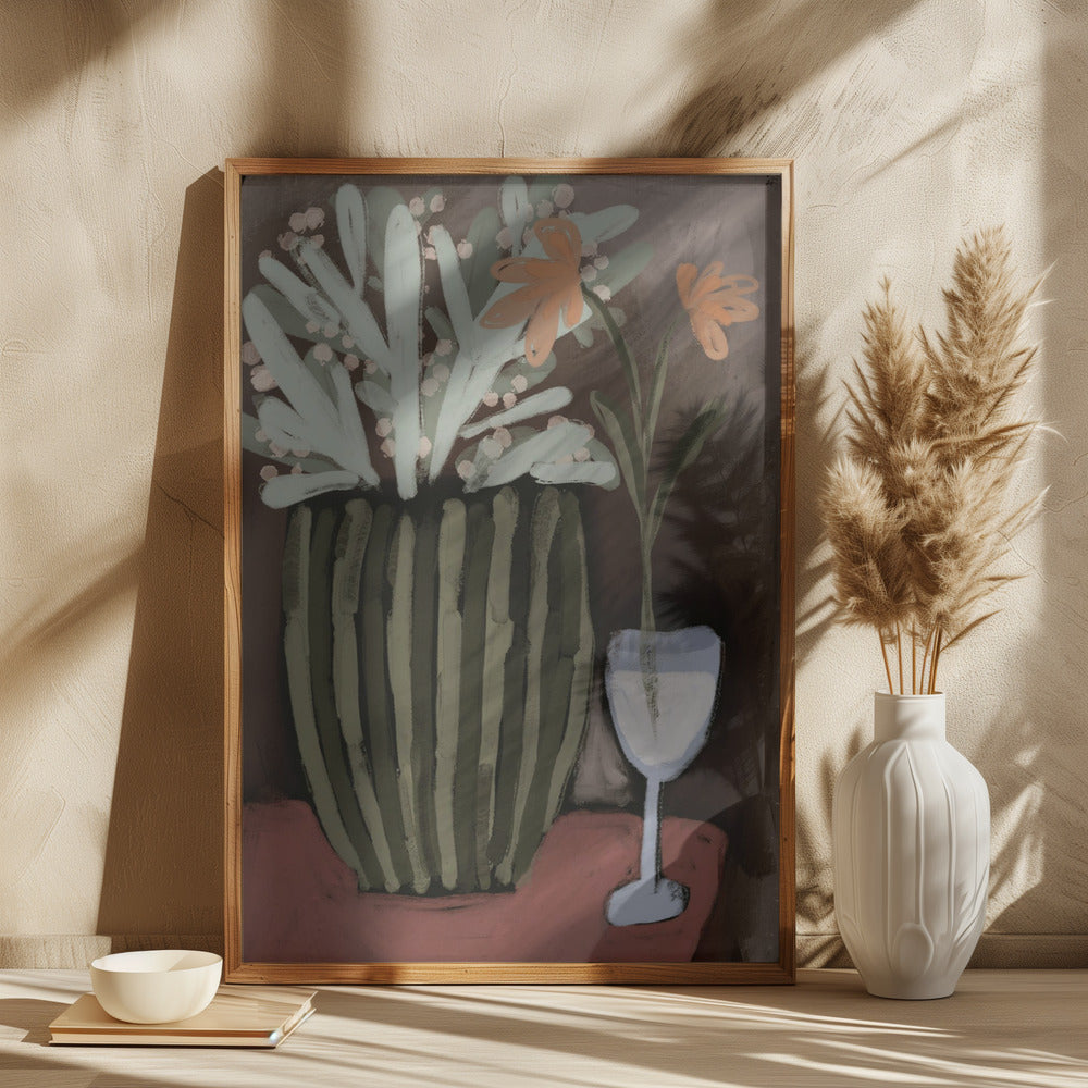 wall-art-print-canvas-poster-framed-Floral still life no 4 , By Treechild-2